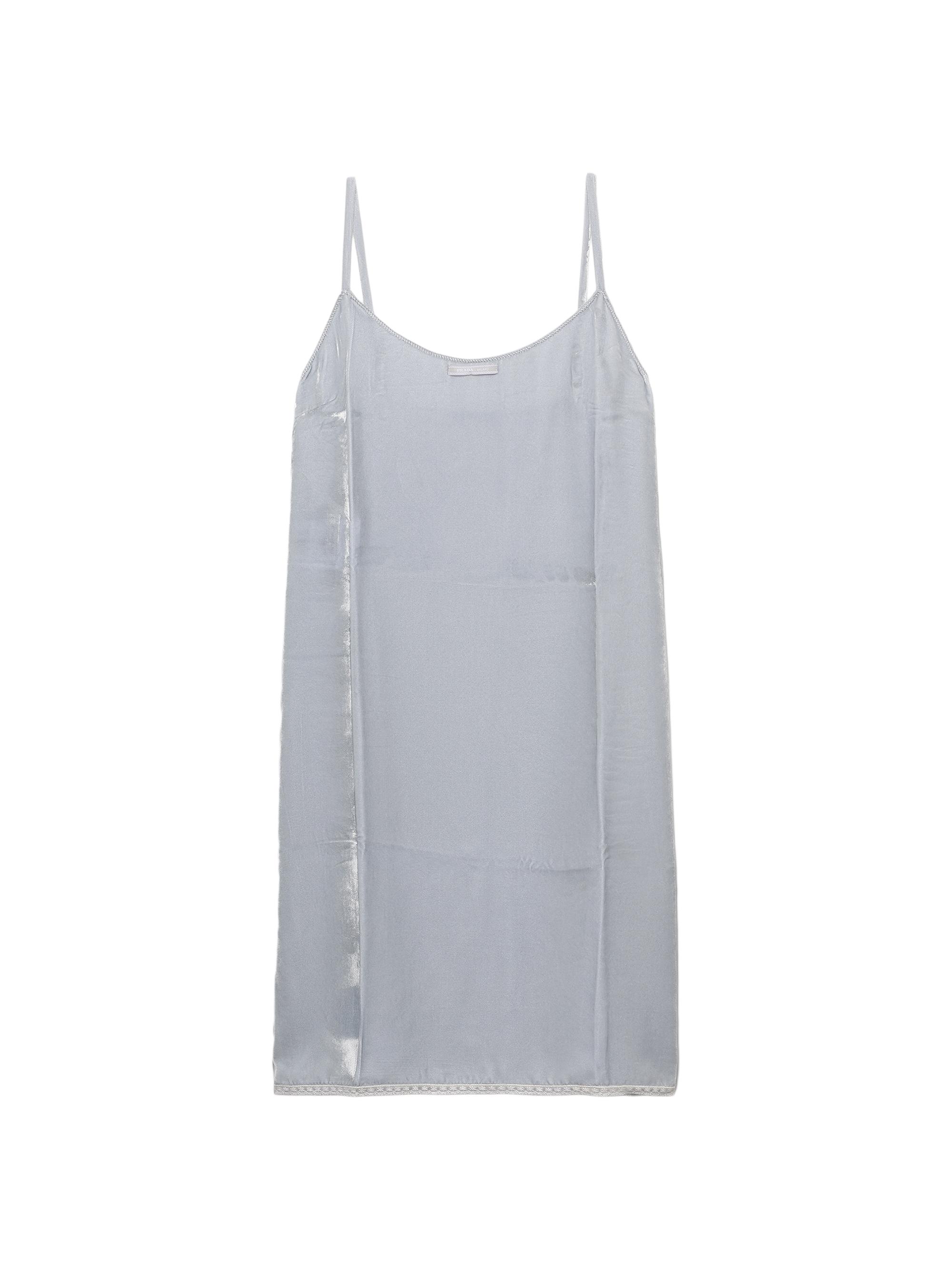 Prada Women's Velvet Slip Dress - Blue