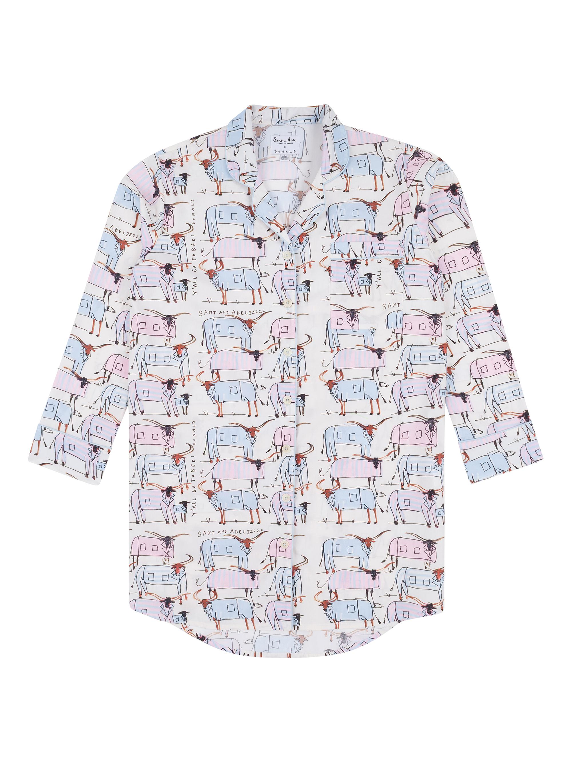 Sant and Abel Women's Drawbertson Longhorns Night Shirt - Longhorns