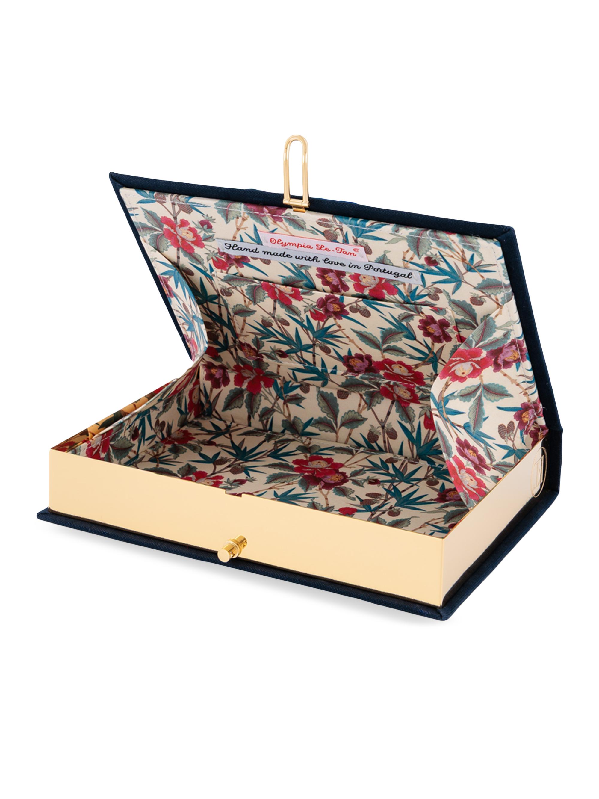 Olympia Le Tan Oysters In Miami Embroidered Book Clutch | Saks