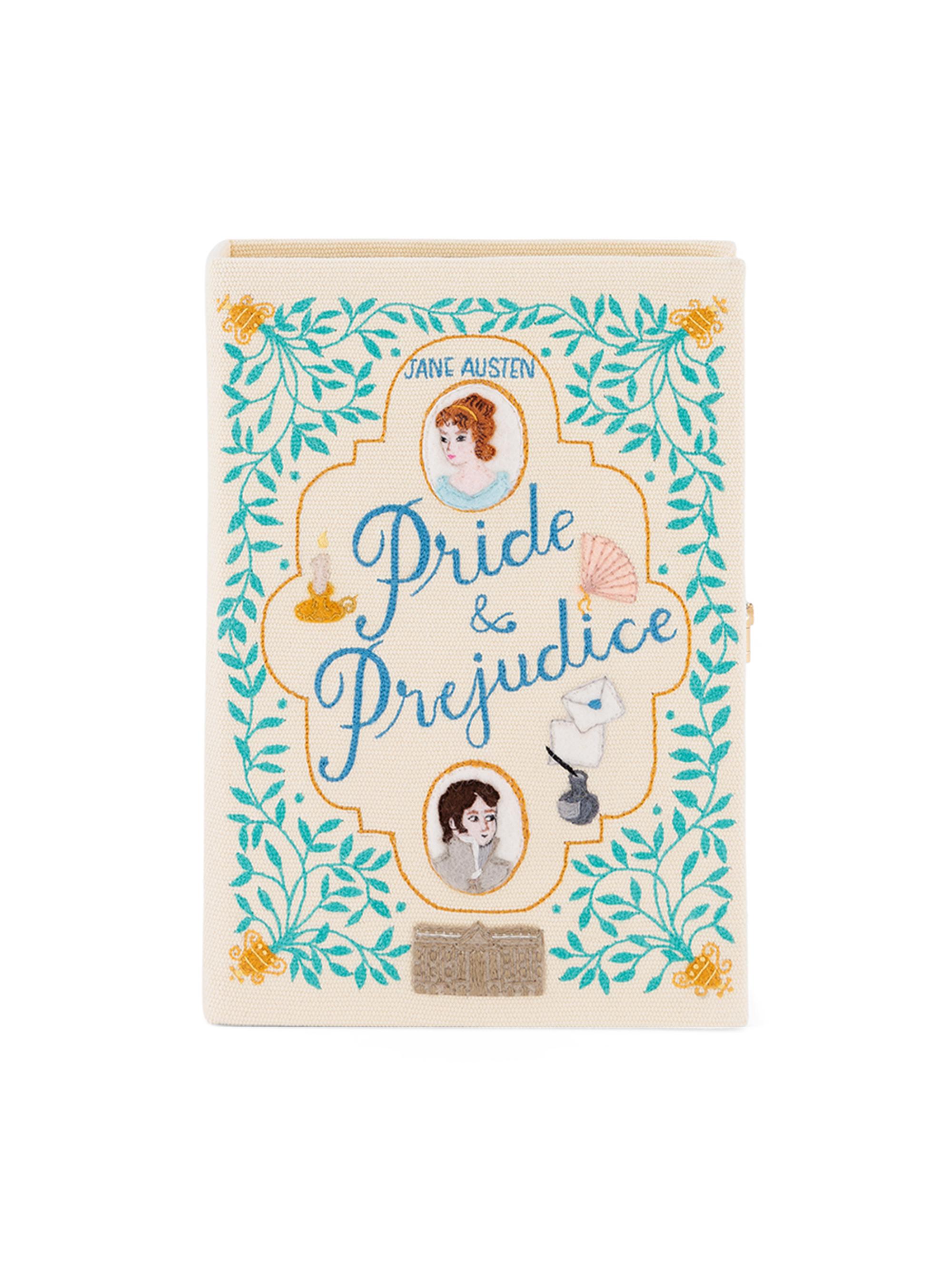 Olympia Le Tan Women's Pride And Prejudice Embroidered Book Clutch -