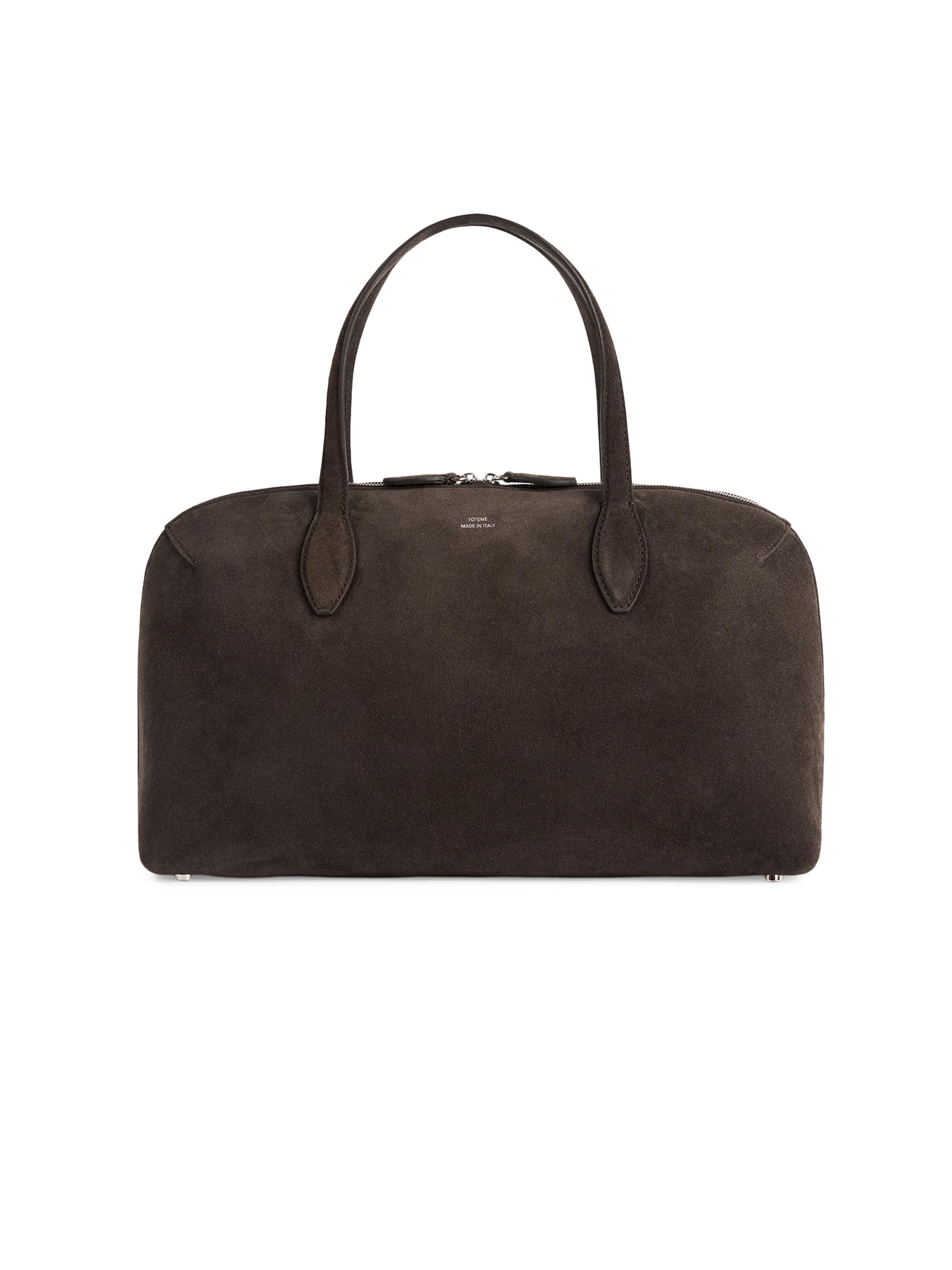 Toteme Women's Boston Suede Bag - Brown