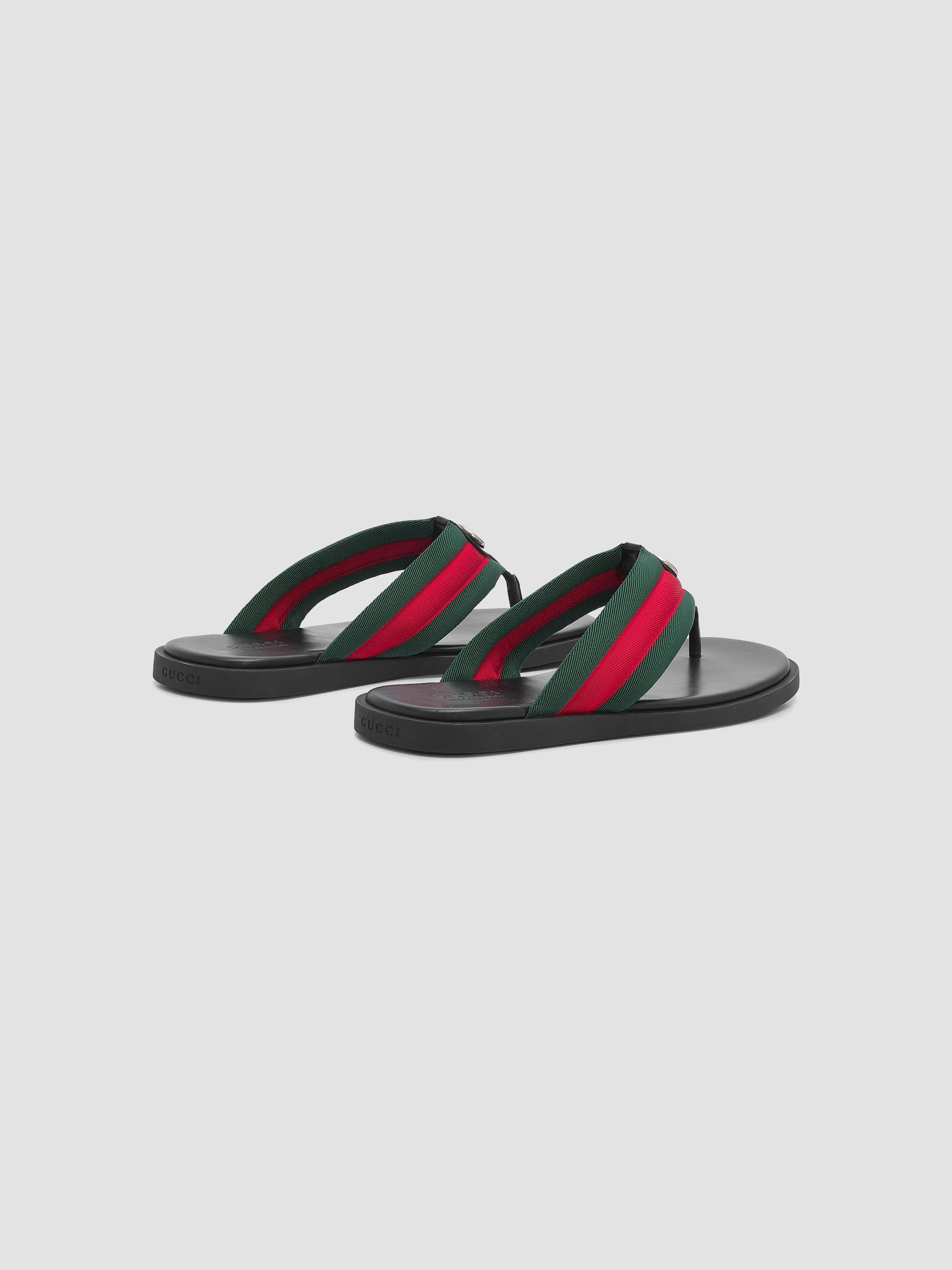 Gucci Maverik Flip-Flop Sandals | Saks Fifth Avenue