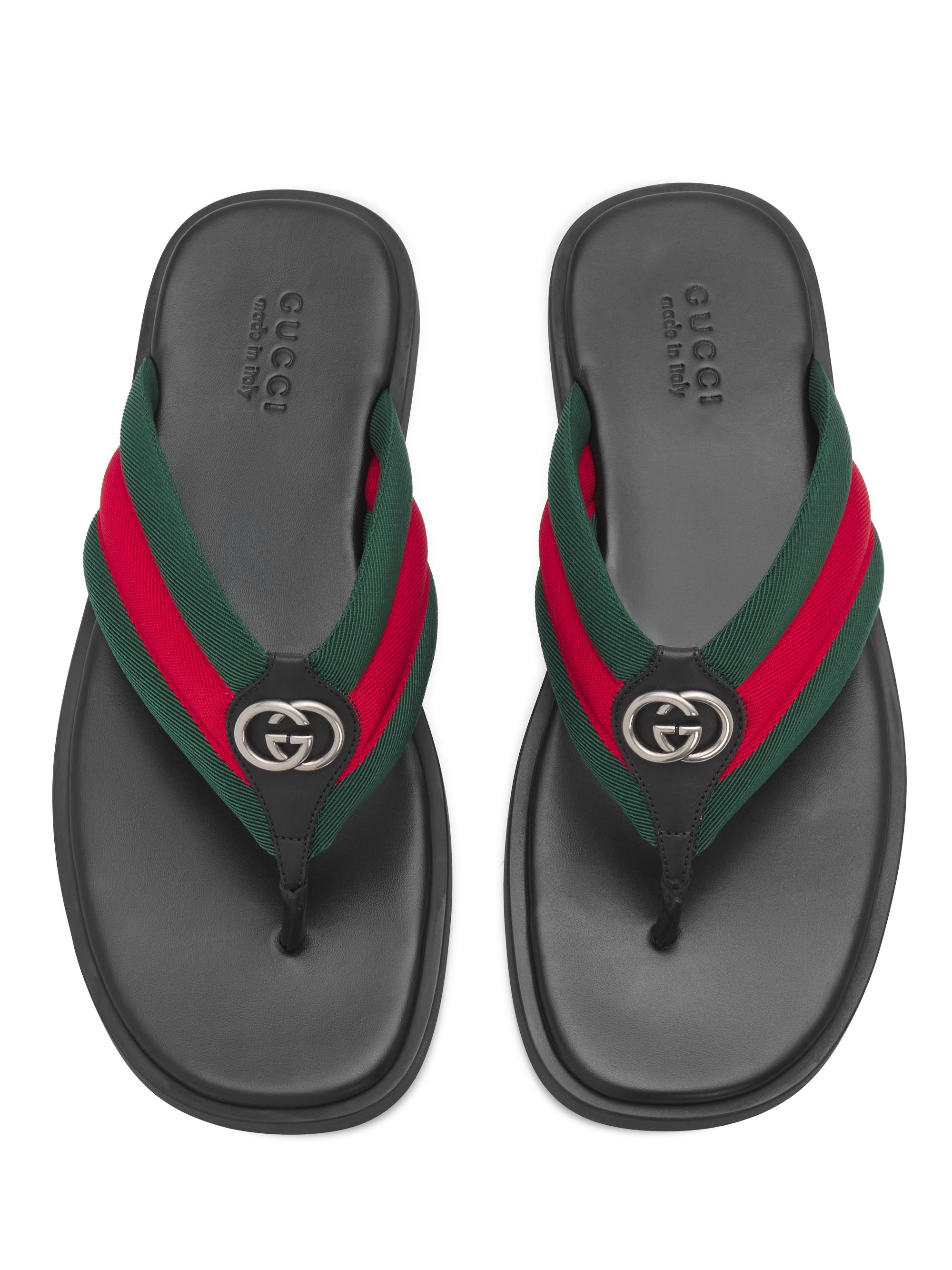 Gucci Maverik Flip-Flop Sandals | Saks Fifth Avenue