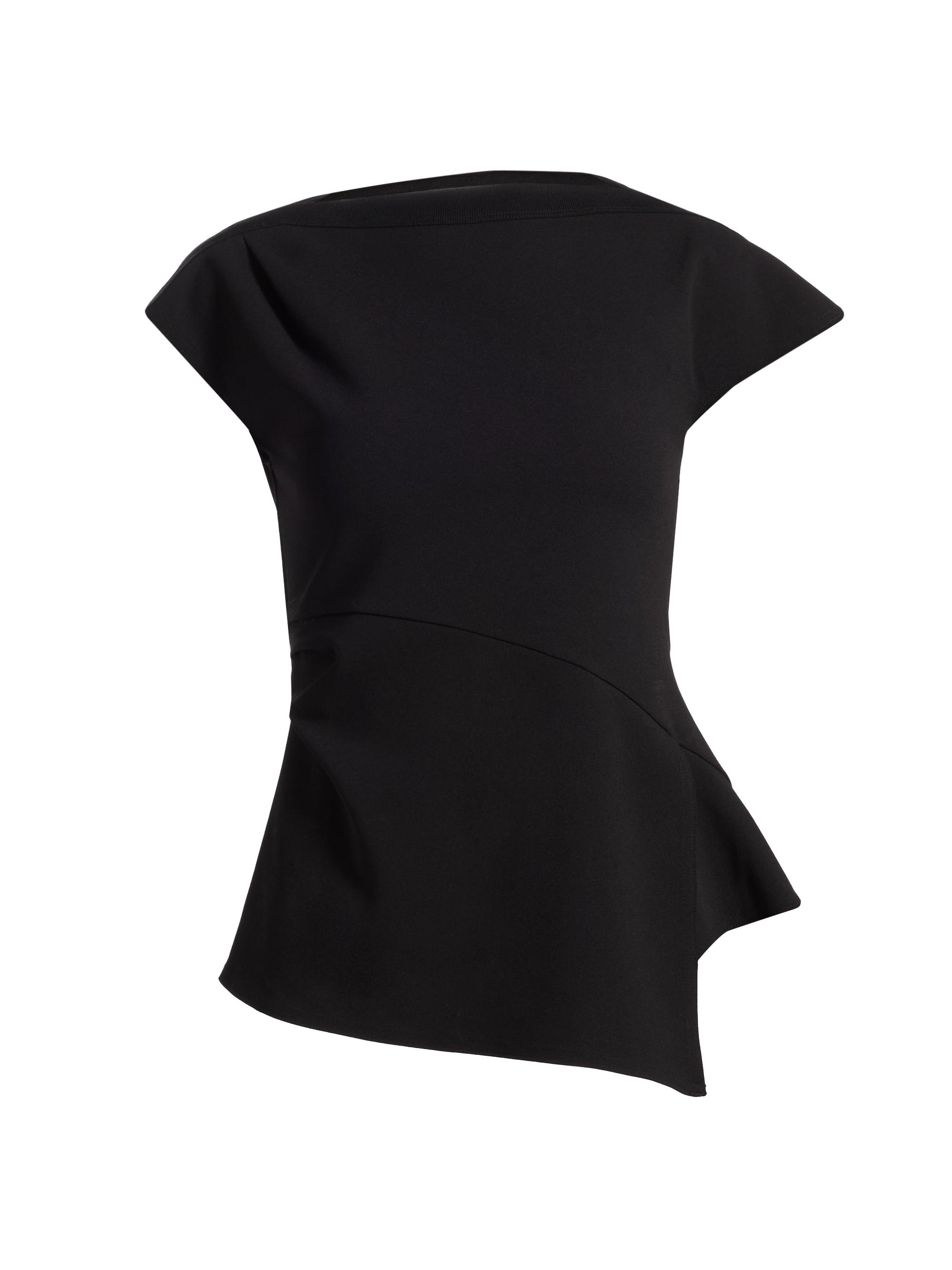 Derek Lam 10 Crosby Luelle Asymmetric Crepe Knit Top | Saks Fifth