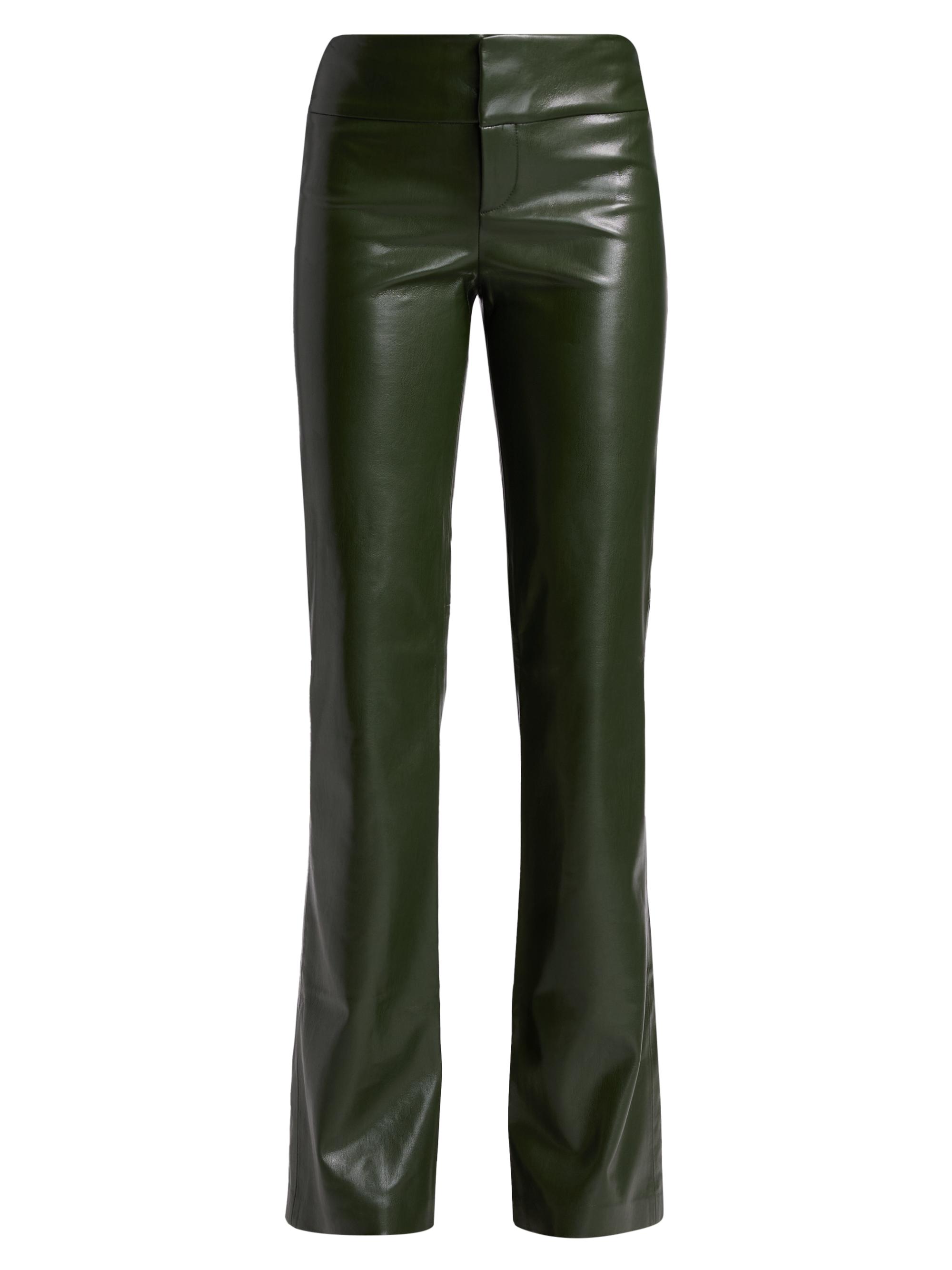 Alice + Olivia Andrew Faux Leather Bootcut Pants | Saks Fifth Avenue