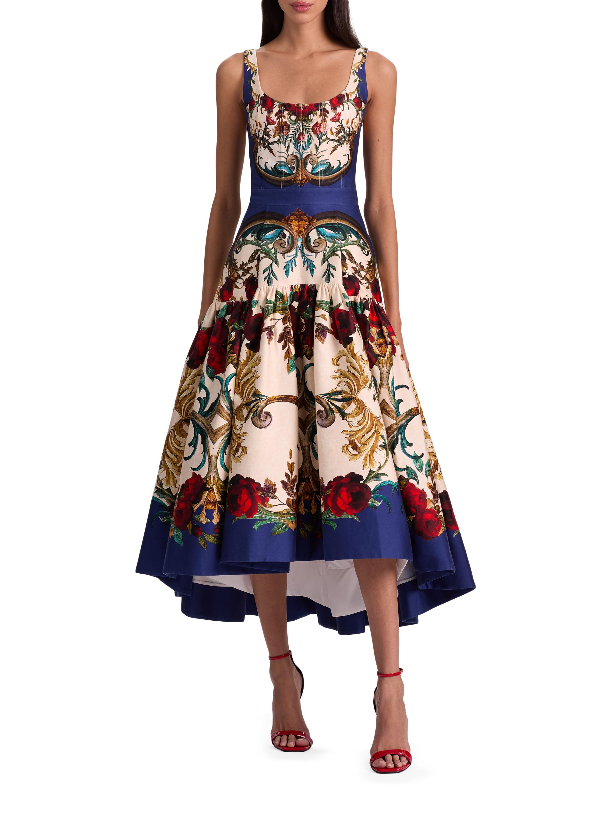 open lace back dress Lady Corset Dress, in Garden Romantic, Size: 3X | Show Me Your Mumu