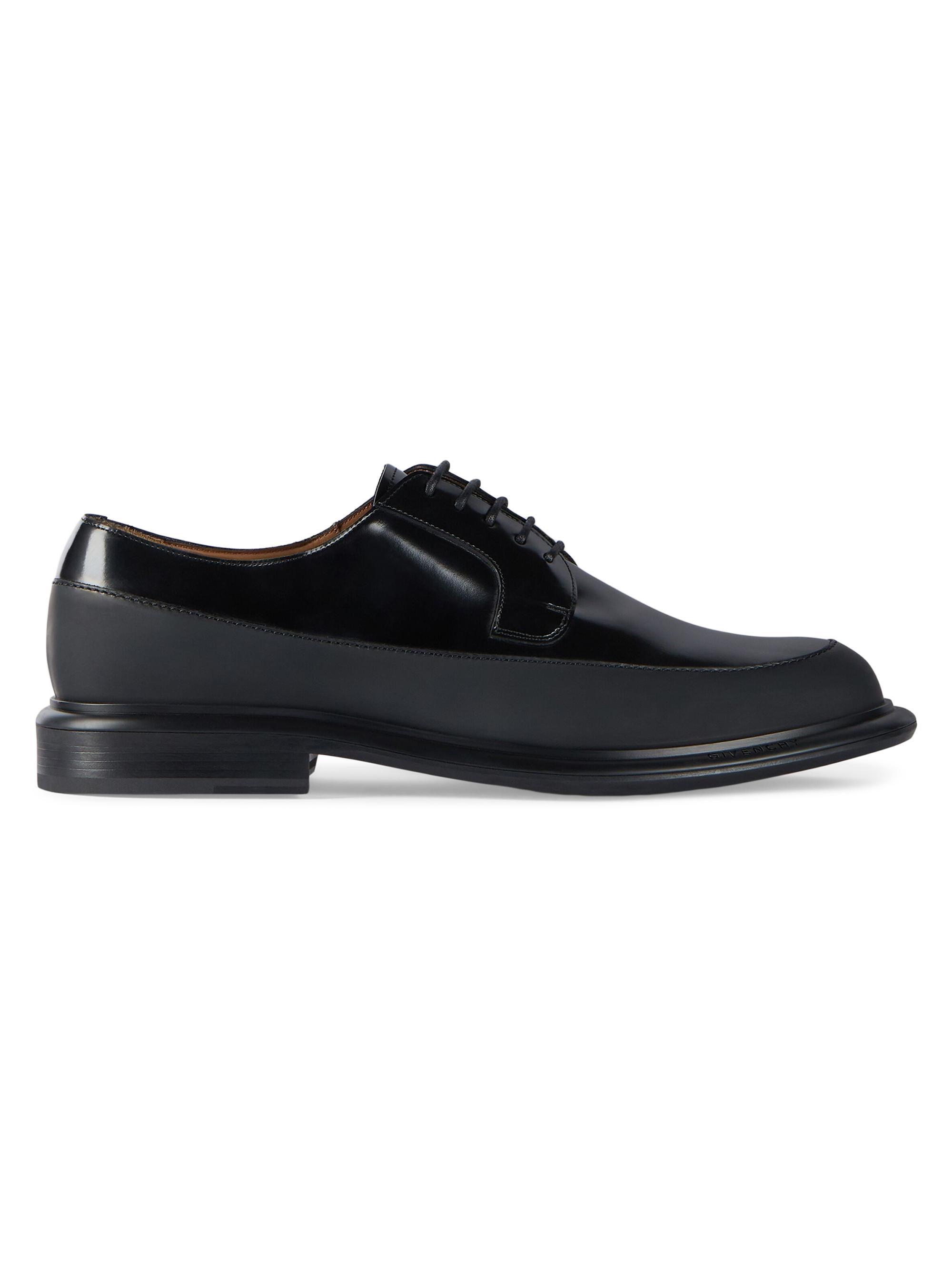 Prada Brushed Leather Lace-Up Shoes | Saks Fifth Avenue