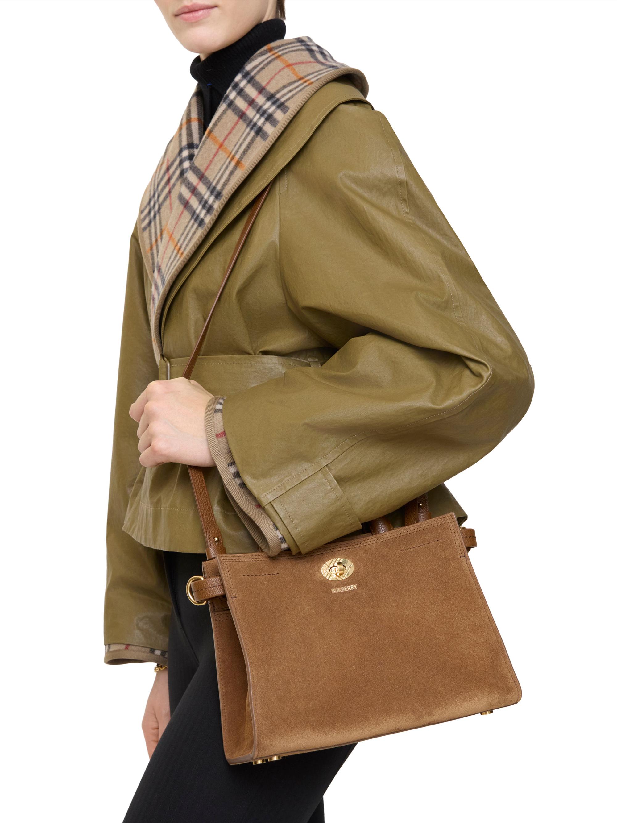 Burberry Cotswolds Suede Tote Bag | Saks Fifth Avenue