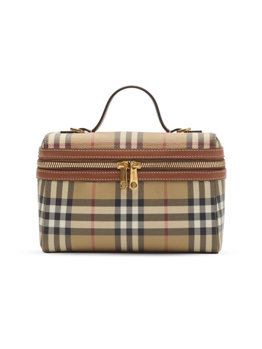 Burberry Heritage Check Vanity Bag | Saks Fifth Avenue