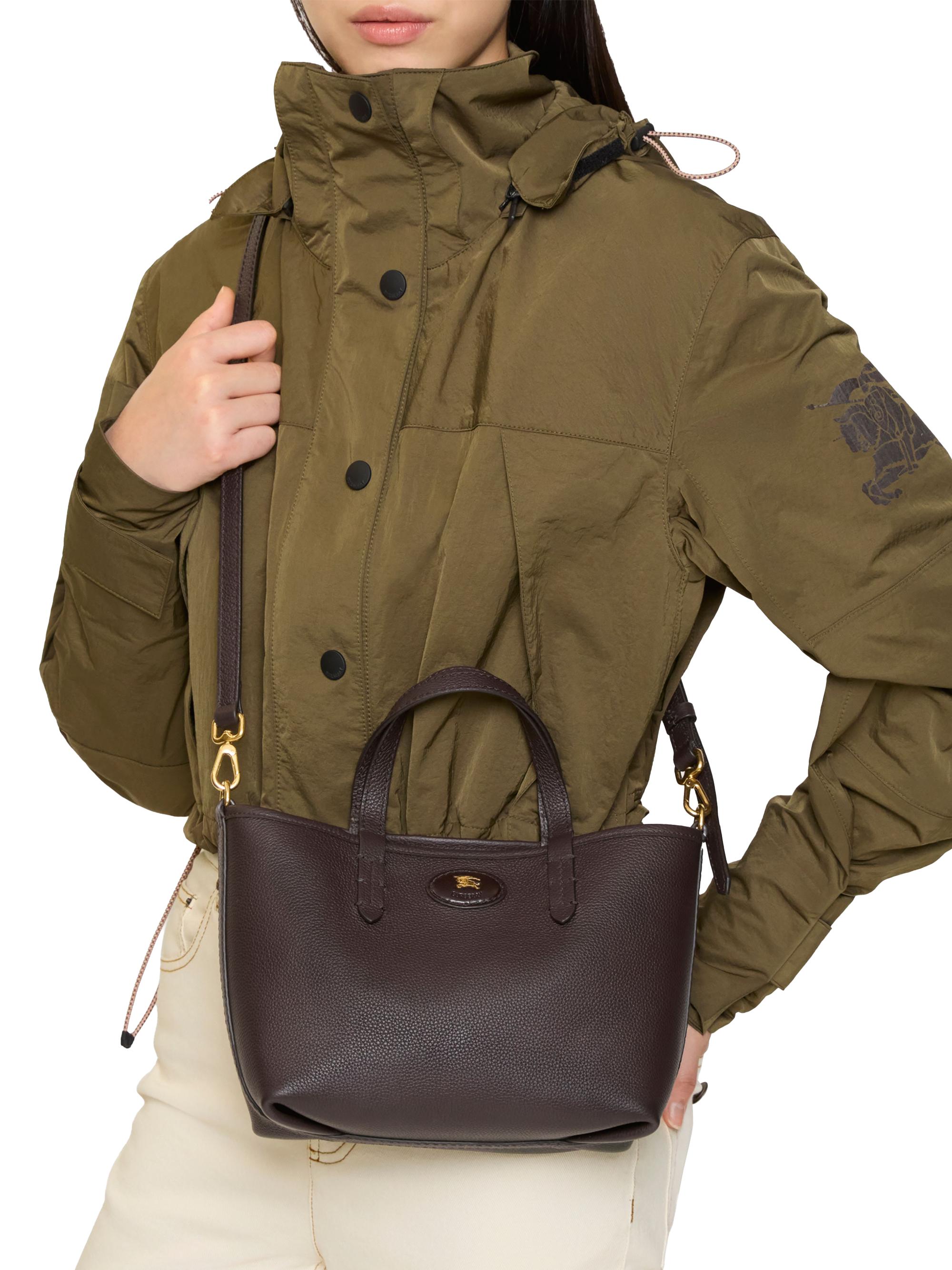 Burberry Bloomsbury Mini Reversible Leather Tote Bag | Saks Fifth