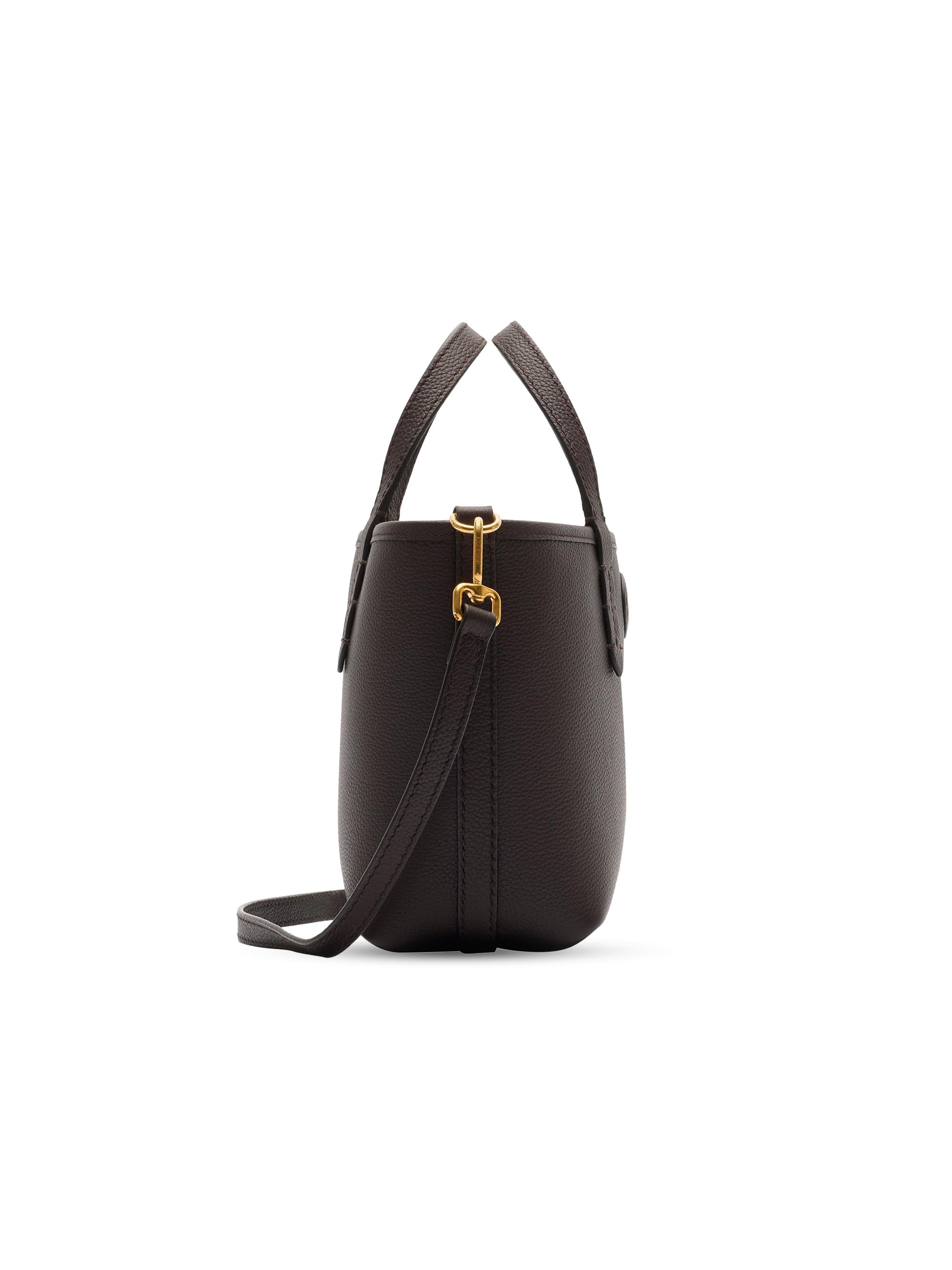 Burberry Bloomsbury Mini Reversible Leather Tote Bag | Saks Fifth