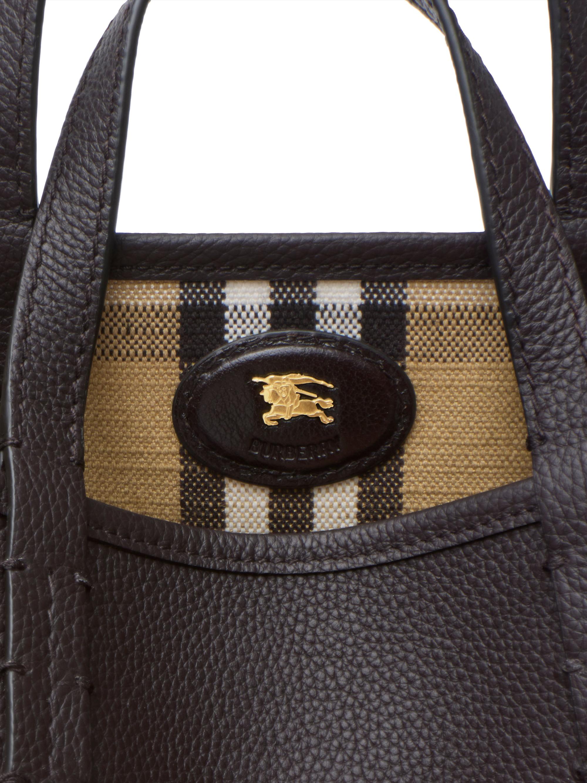 Burberry Bloomsbury Mini Reversible Leather Tote Bag | Saks Fifth