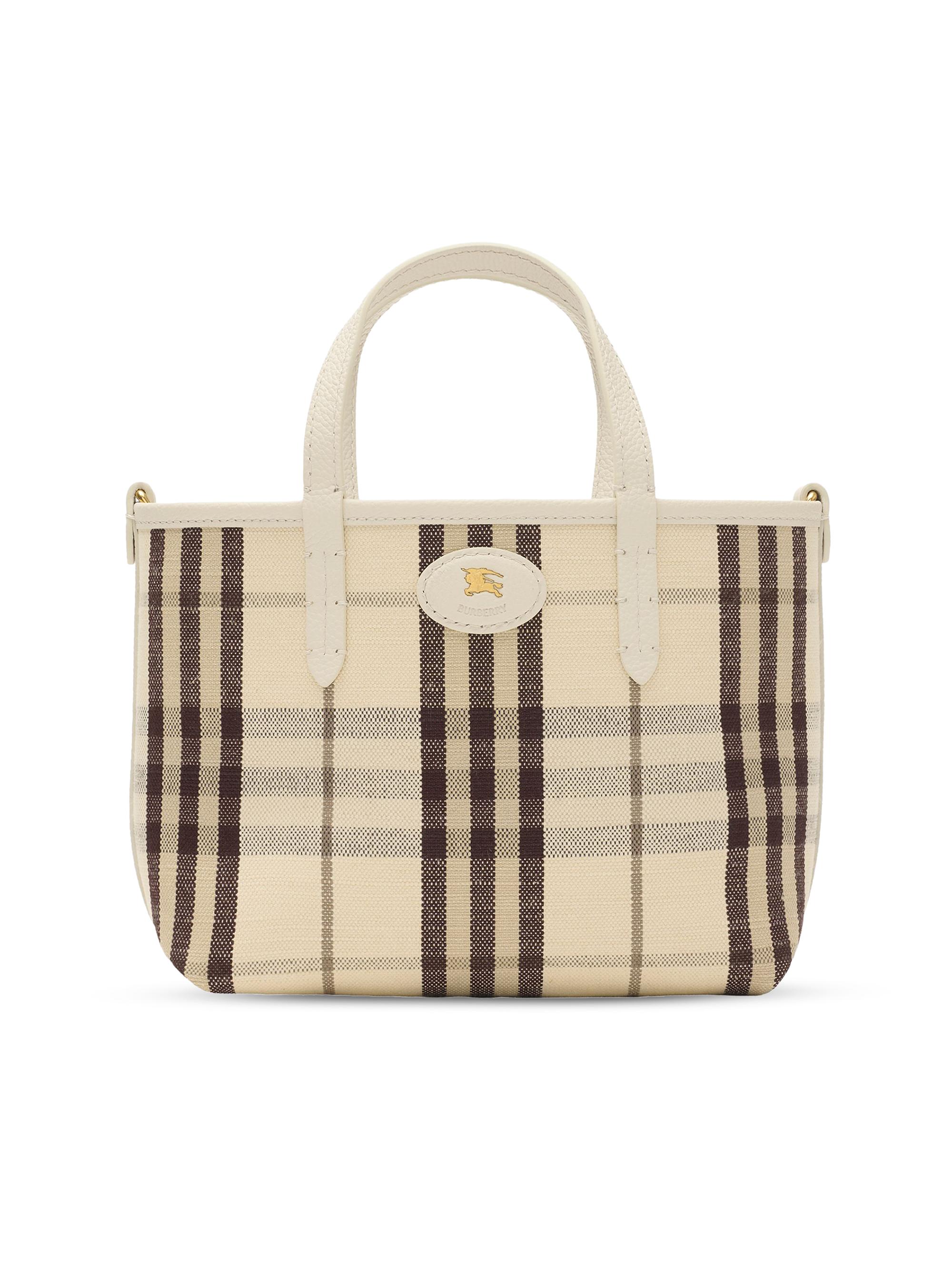 Burberry Women's Bloomsbury Mini Reversible Leather Tote Bag - Soap And Light Beige
