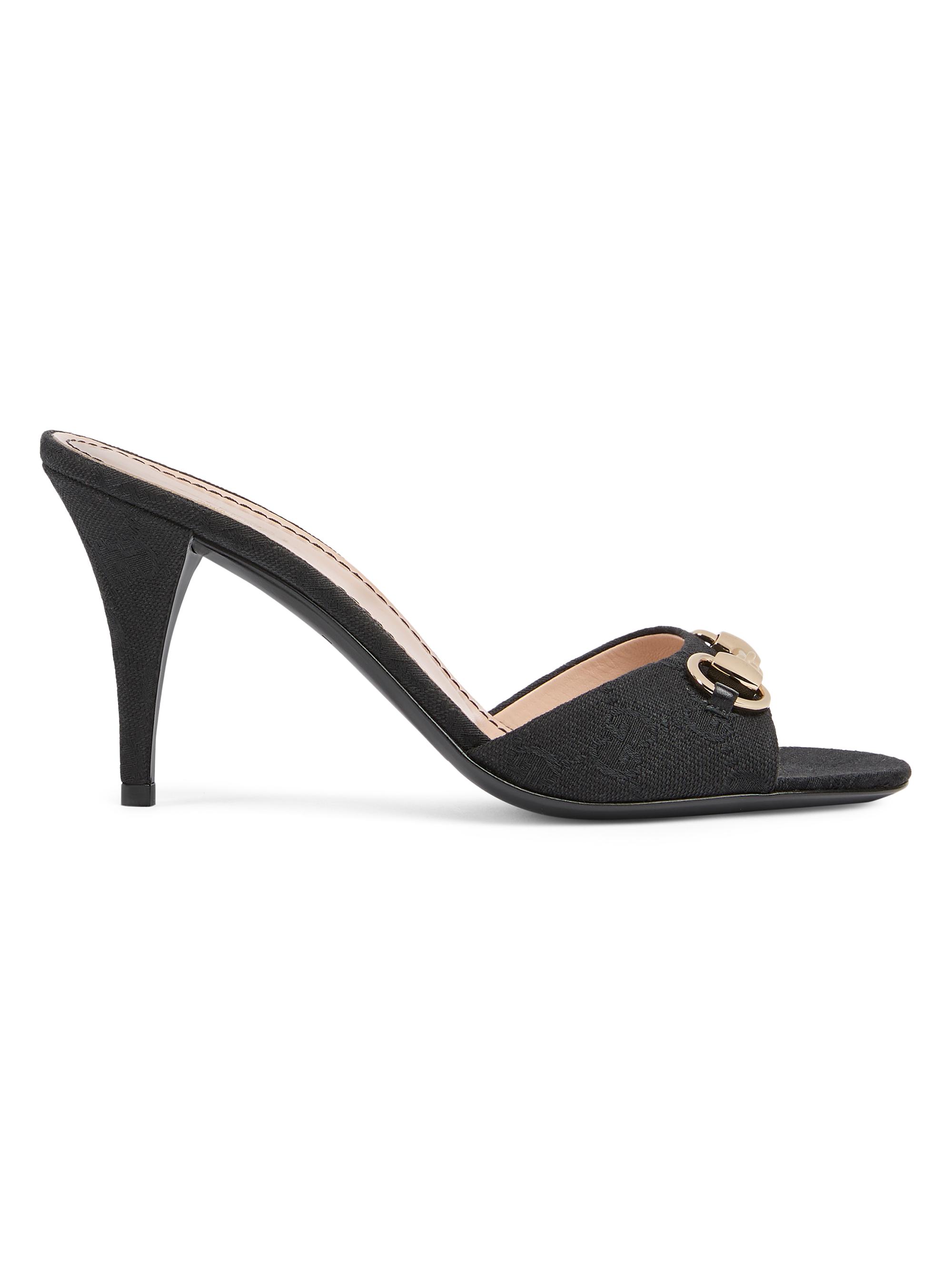 Dolce&Gabbana 90MM Leather Logo Mules | Saks Fifth Avenue