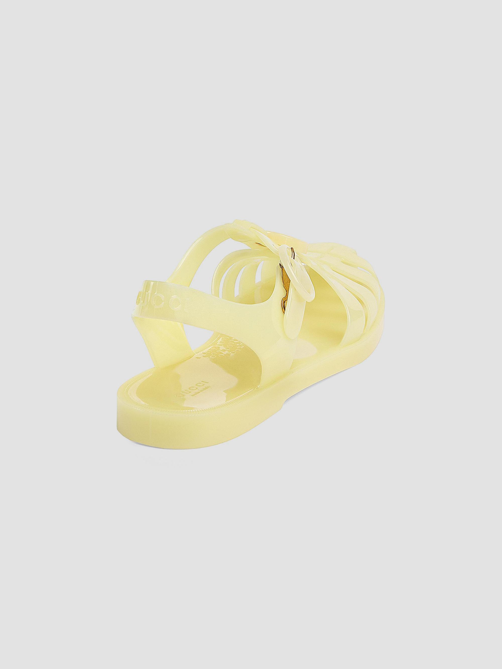 Gucci Cut-Out Jelly Fisherman Sandals | Saks Fifth Avenue