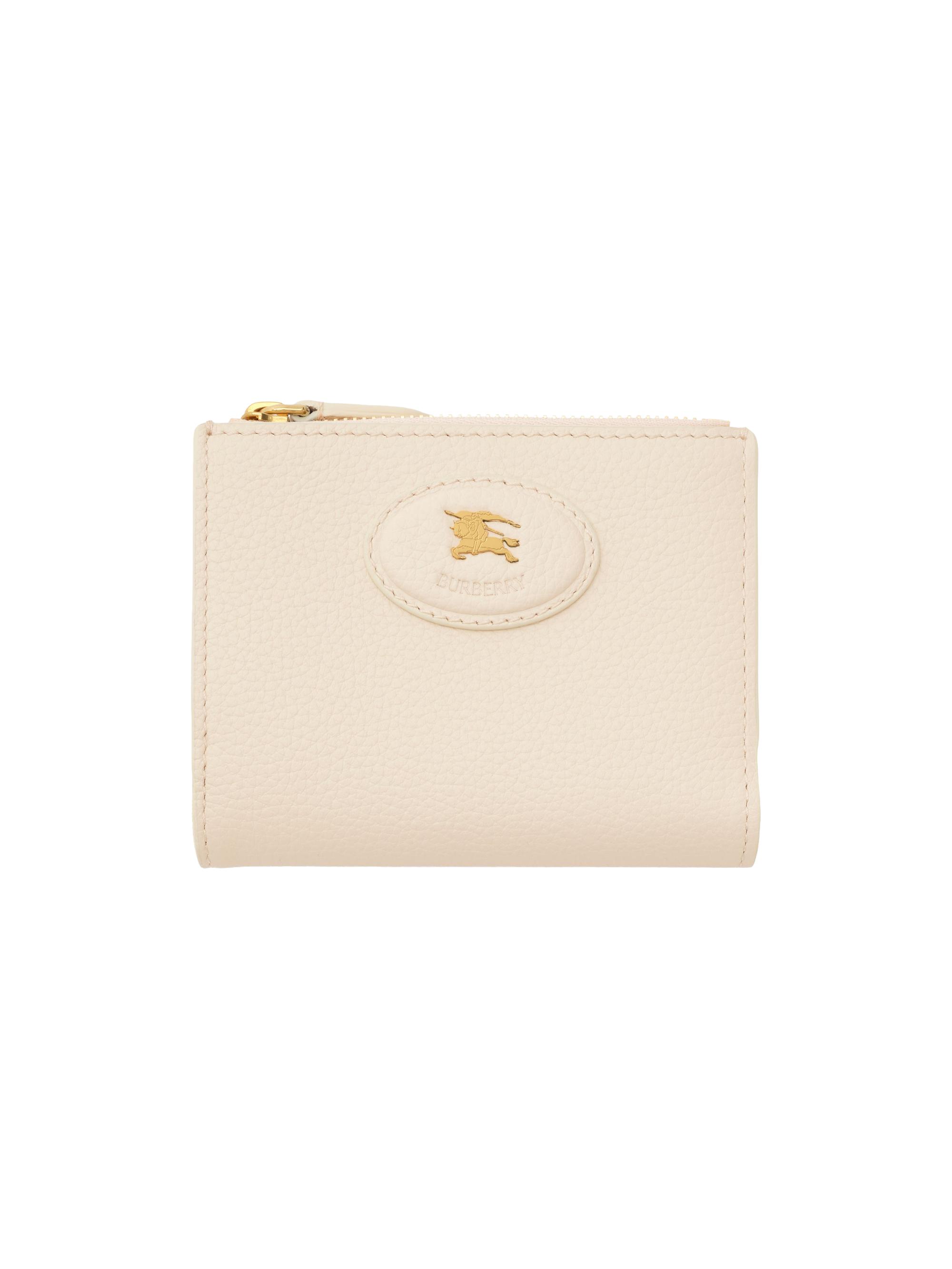 Burberry Women's  Bloomsbury Check Leather Bifold Wallet - Soap Light Beige