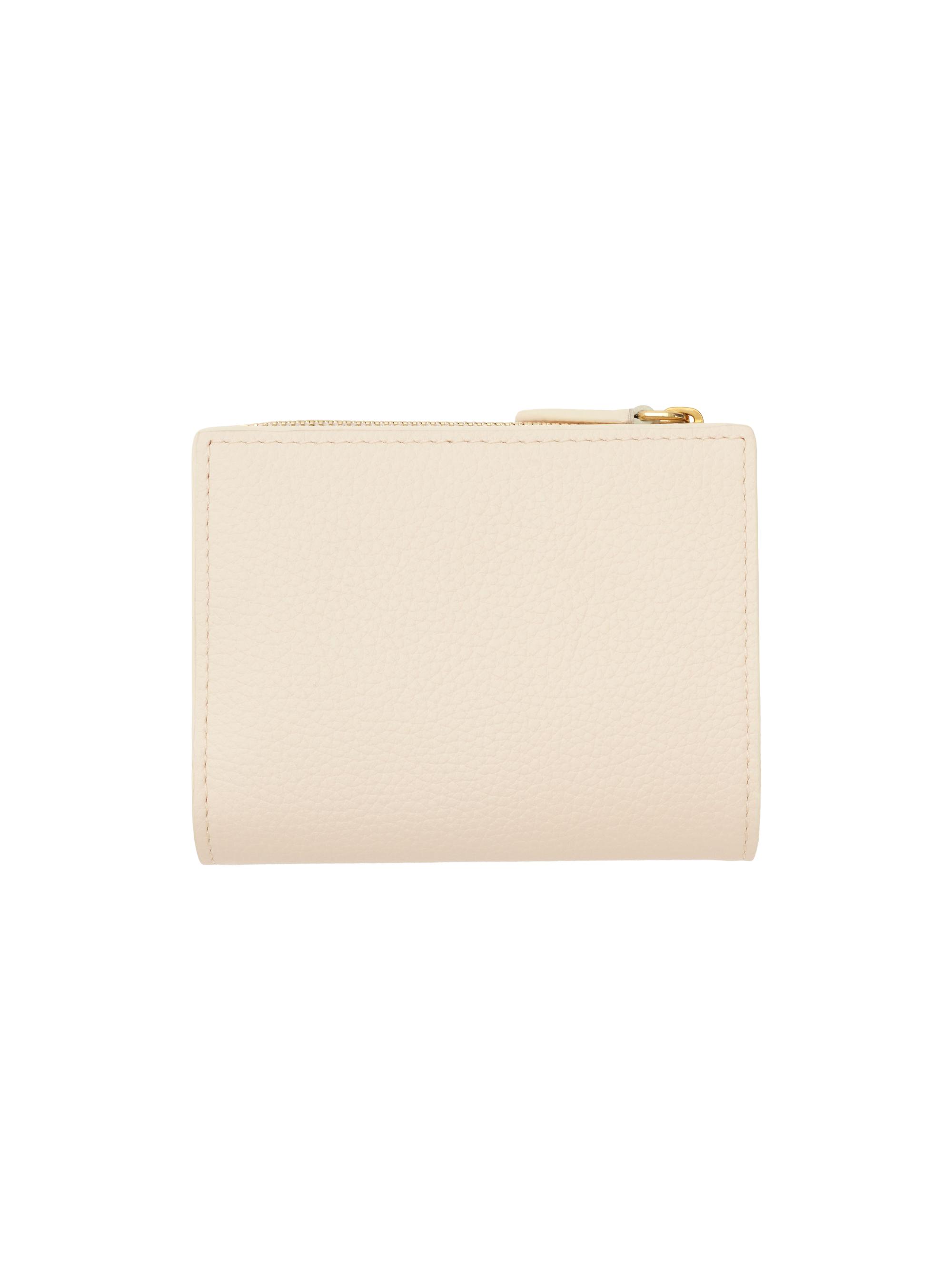 Burberry Small Bloomsbury Check Leather Bifold Wallet | Saks Fifth