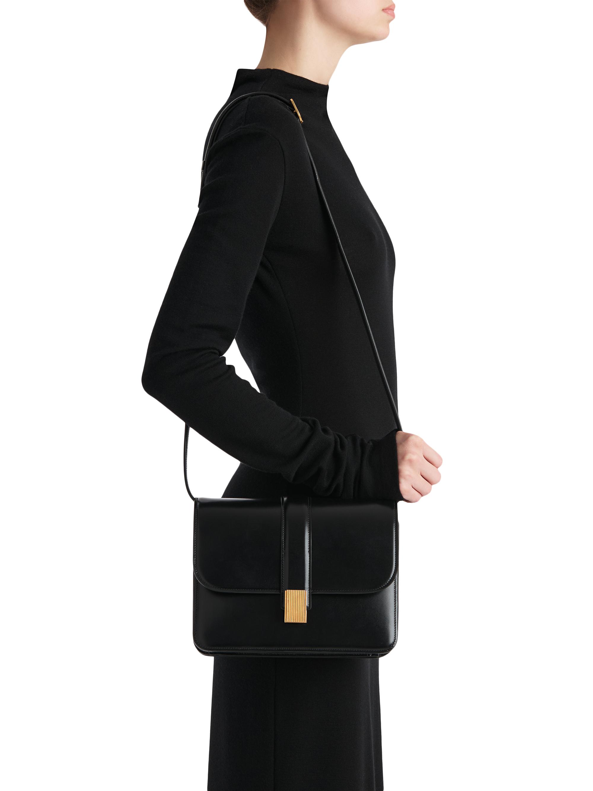 Khaite Women's Blake Leather Crossbody Bag - Black