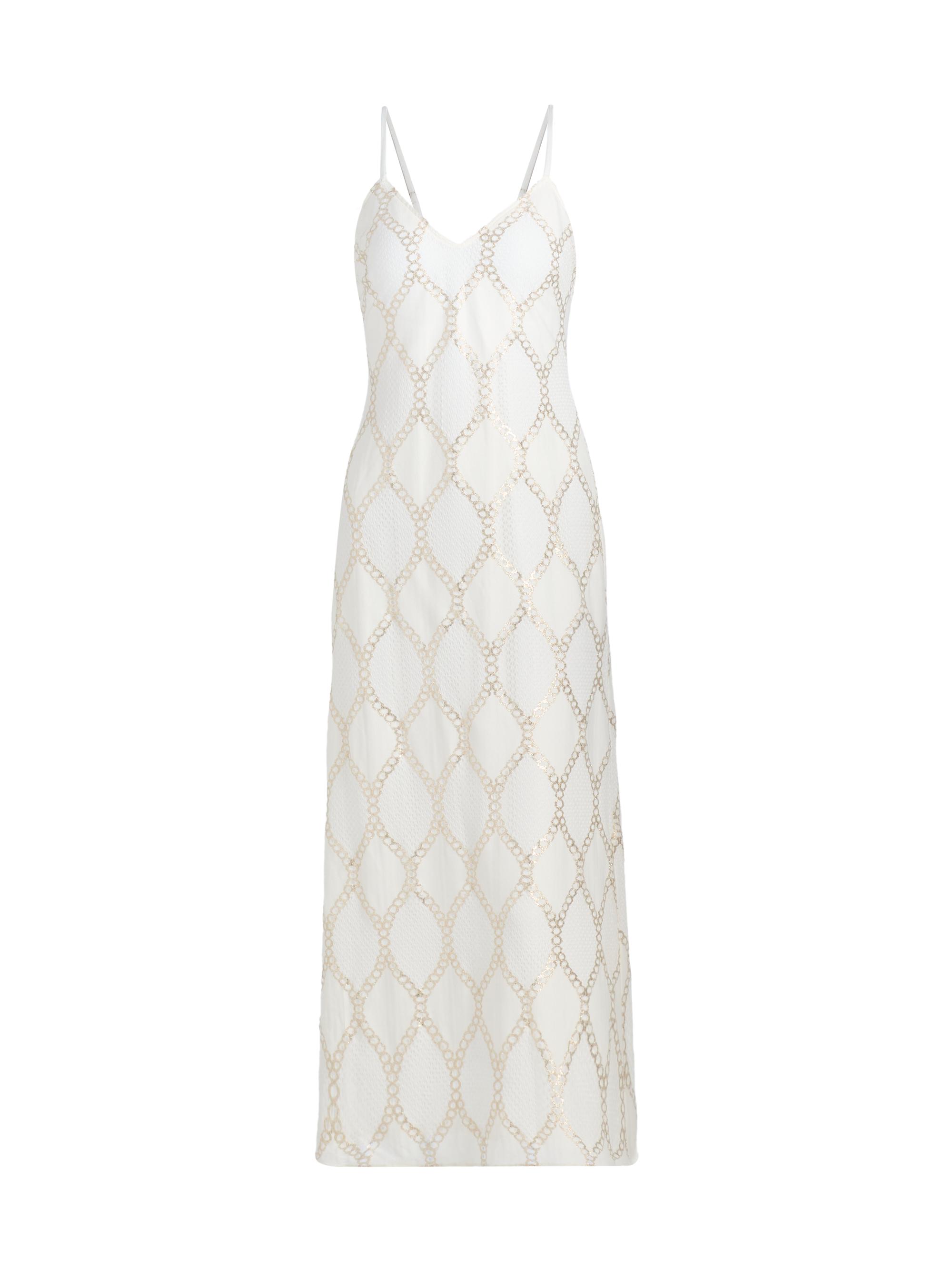 Ramy Brook Lynn Metallic Chain Midi-Dress | Saks Fifth Avenue