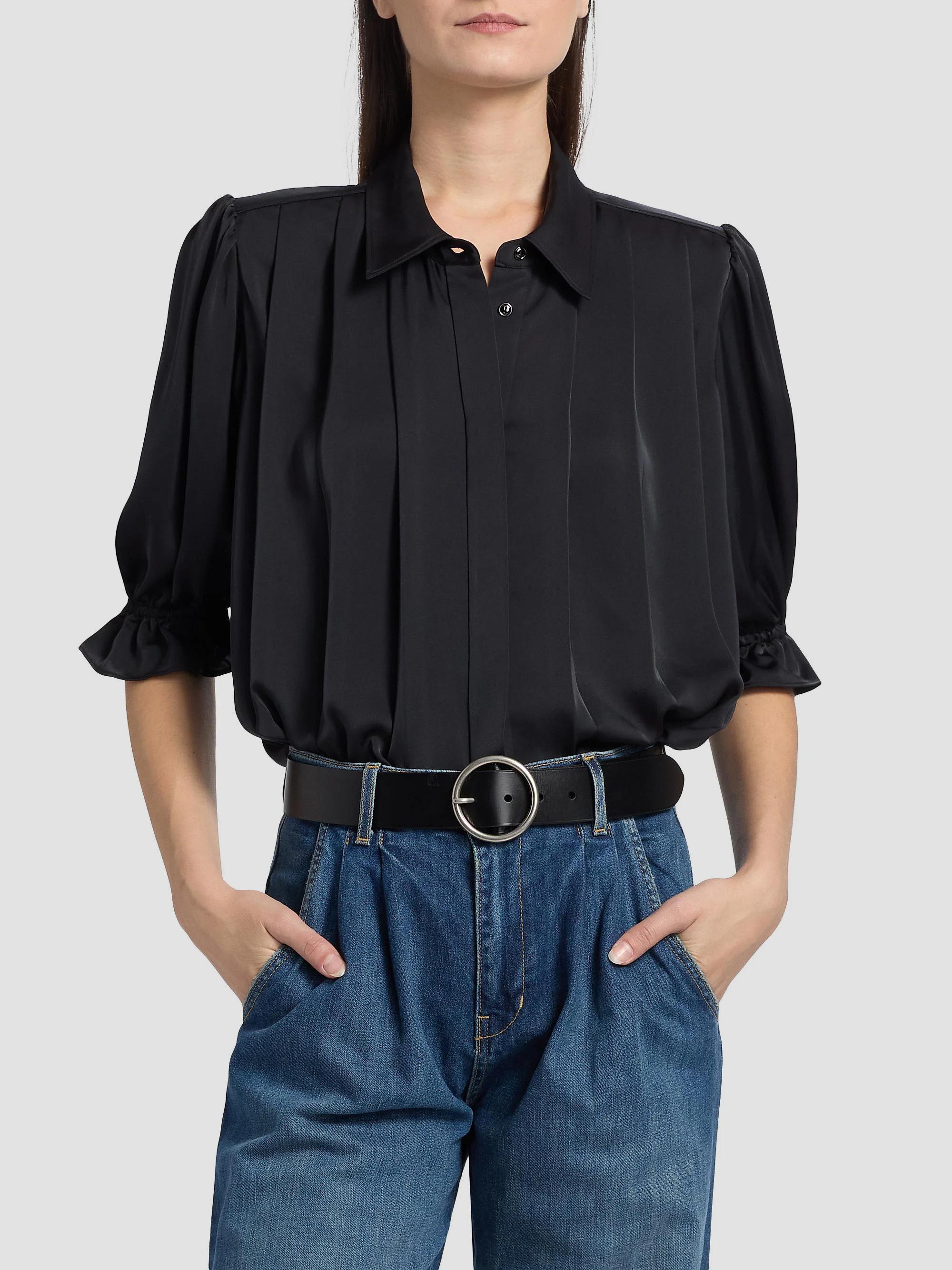 トップス REBIRTH PLEATED SHIRT Ramy Brook Amira Pleated Shirt | Saks Fifth Avenue