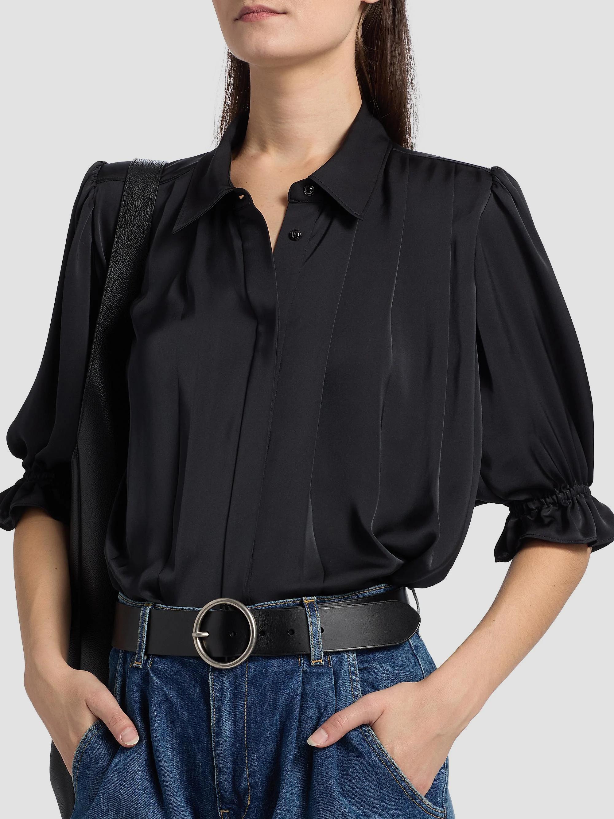 Ramy Brook Amira Pleated Shirt | Saks Fifth Avenue