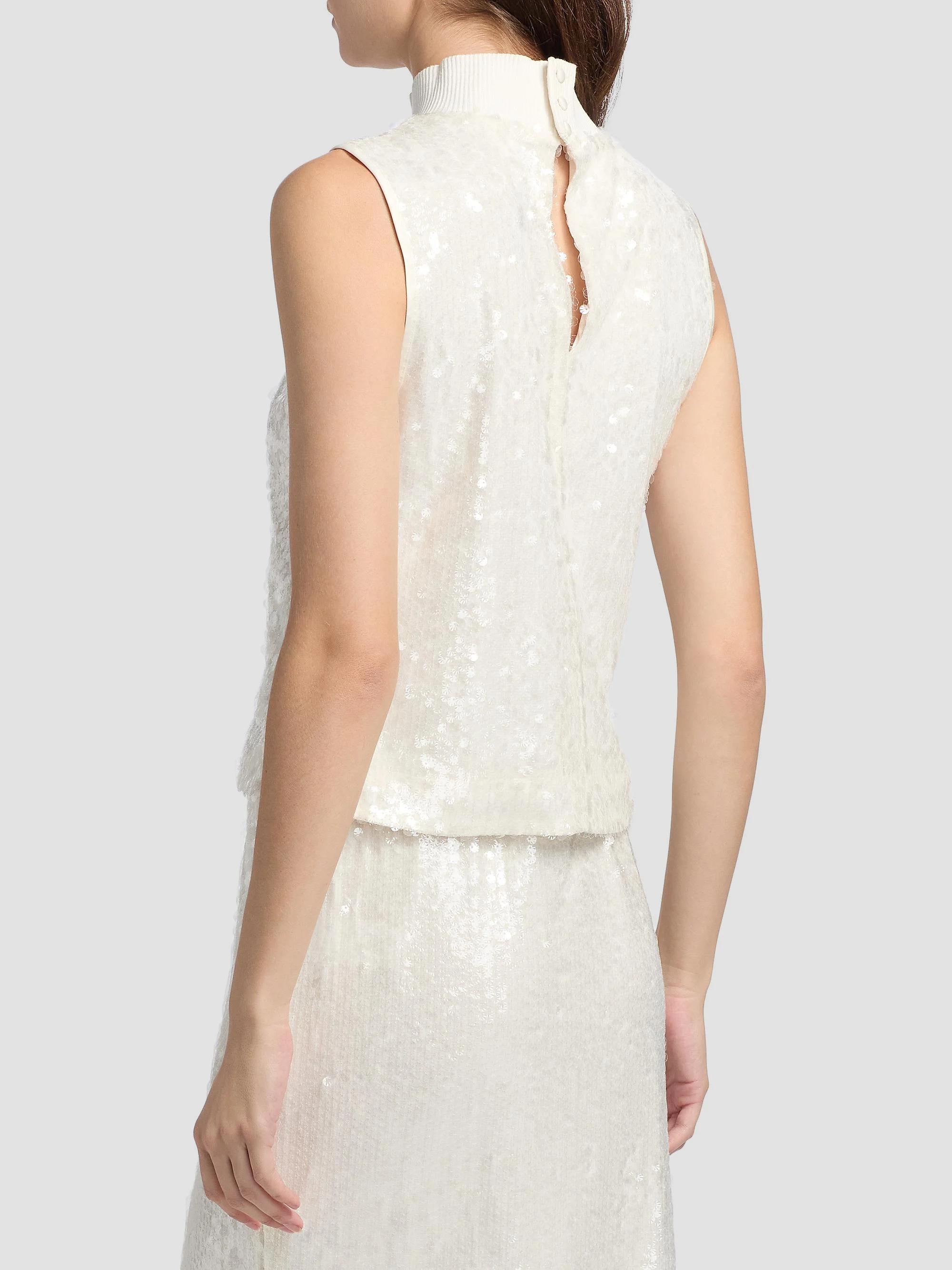 Haut Sans Manches à Paillettes Rose Clair New Look - Taille XS, Occasion Très Bon état