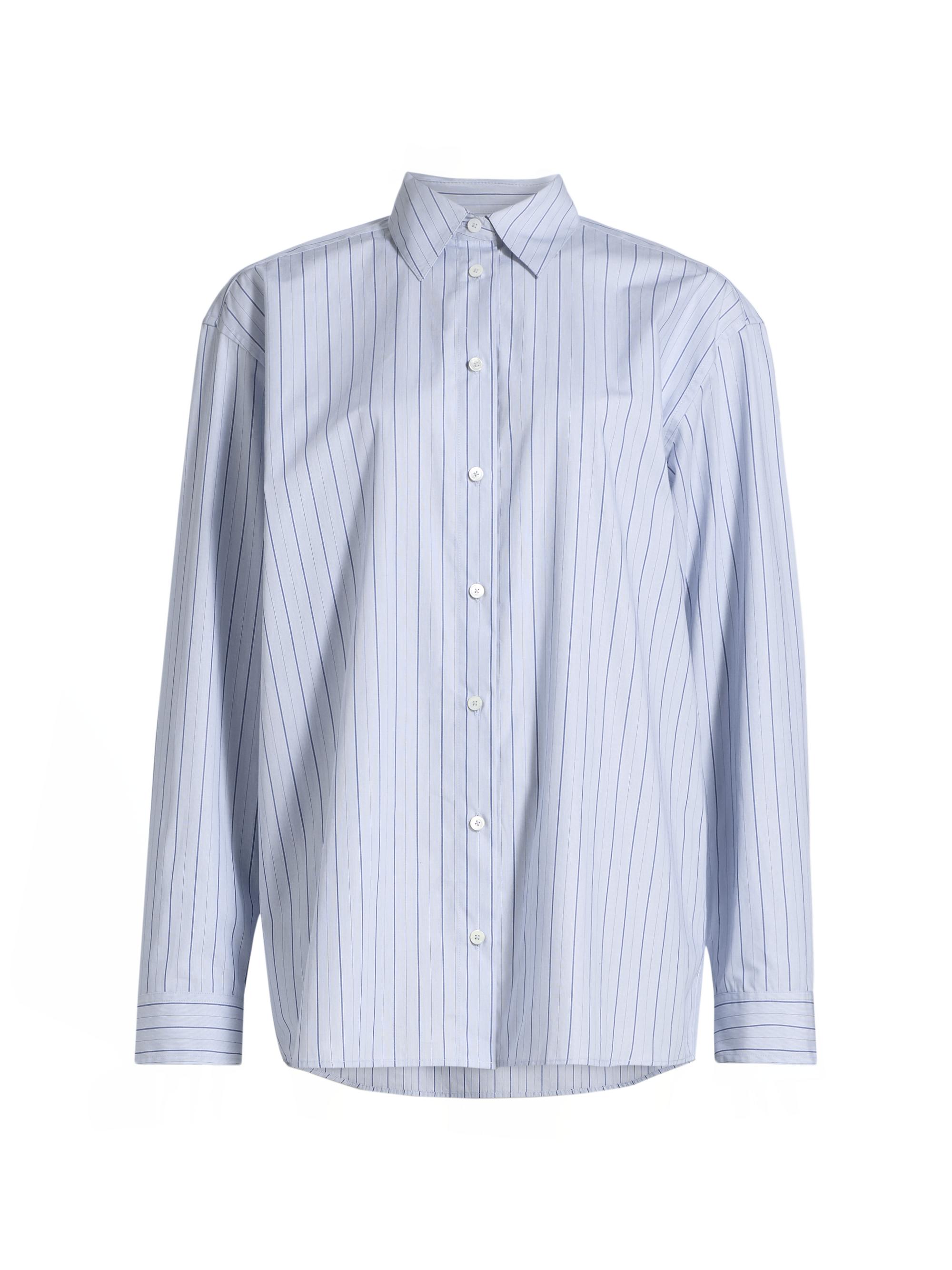 TOTEME ストライプコットンシャツ　アシンメトリー TOTEME ストライプコットンシャツ アシンメトリー