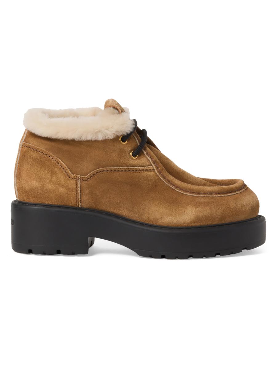 Miu Miu Faded Suede Booties | Saks Fifth Avenue