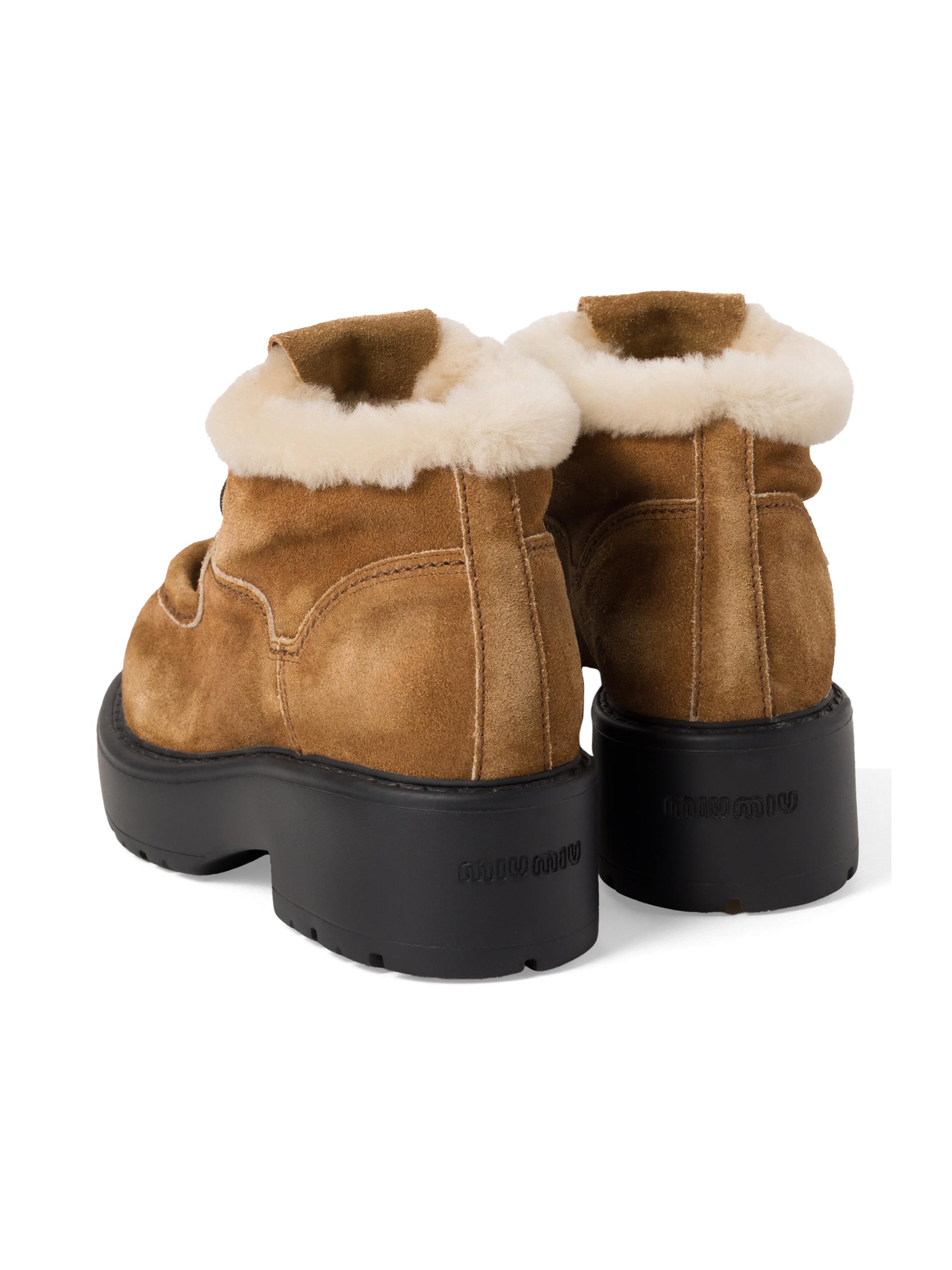 Miu Miu Faded Suede Booties | Saks Fifth Avenue