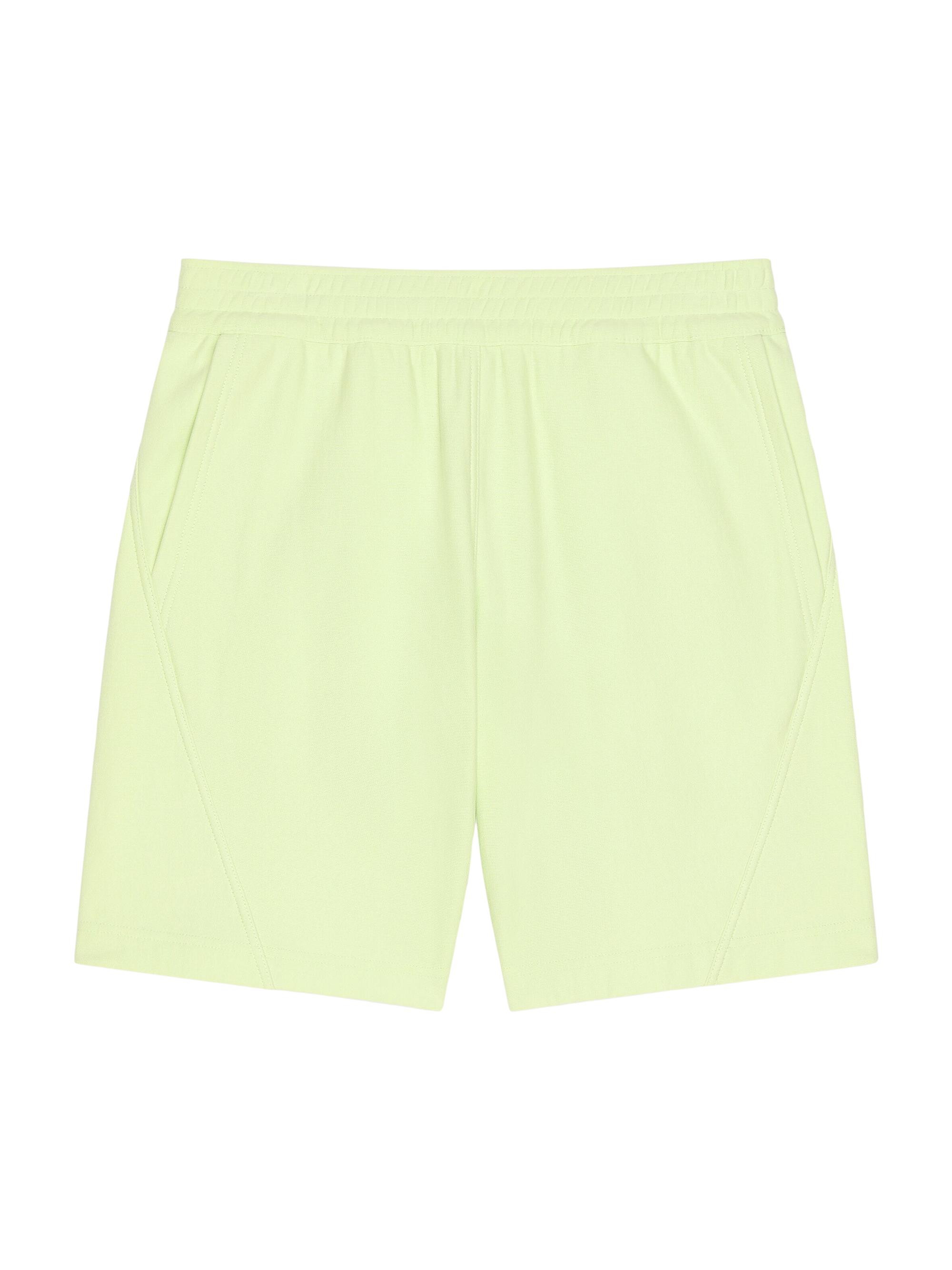 Givenchy Men's Couture Seam Bermuda Shorts in Fleece - Pale Green