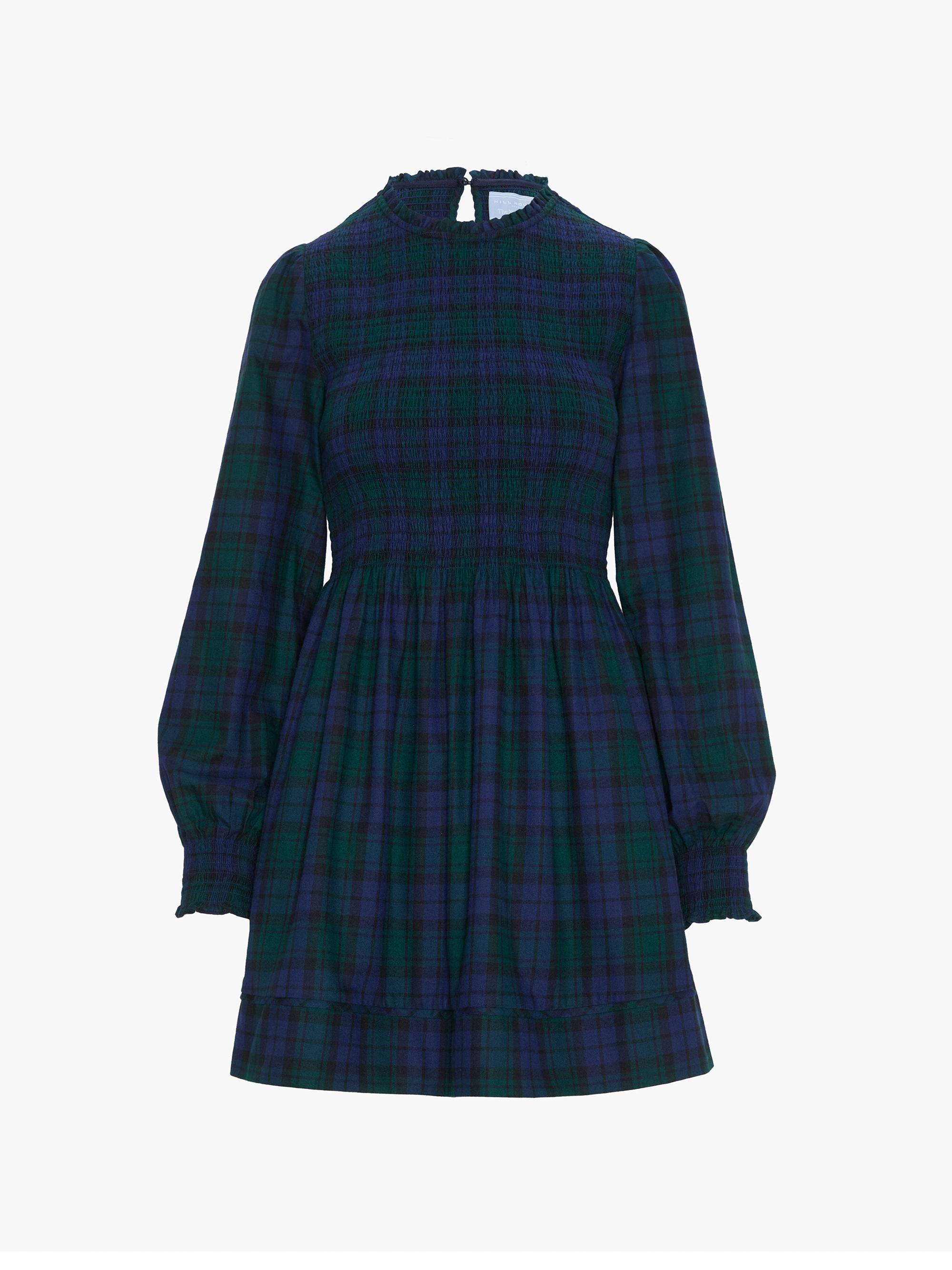 ワンピース house on the hill (cheker 100cm) The Lillie Dress - Black Cisco Trellis – Hill House Home