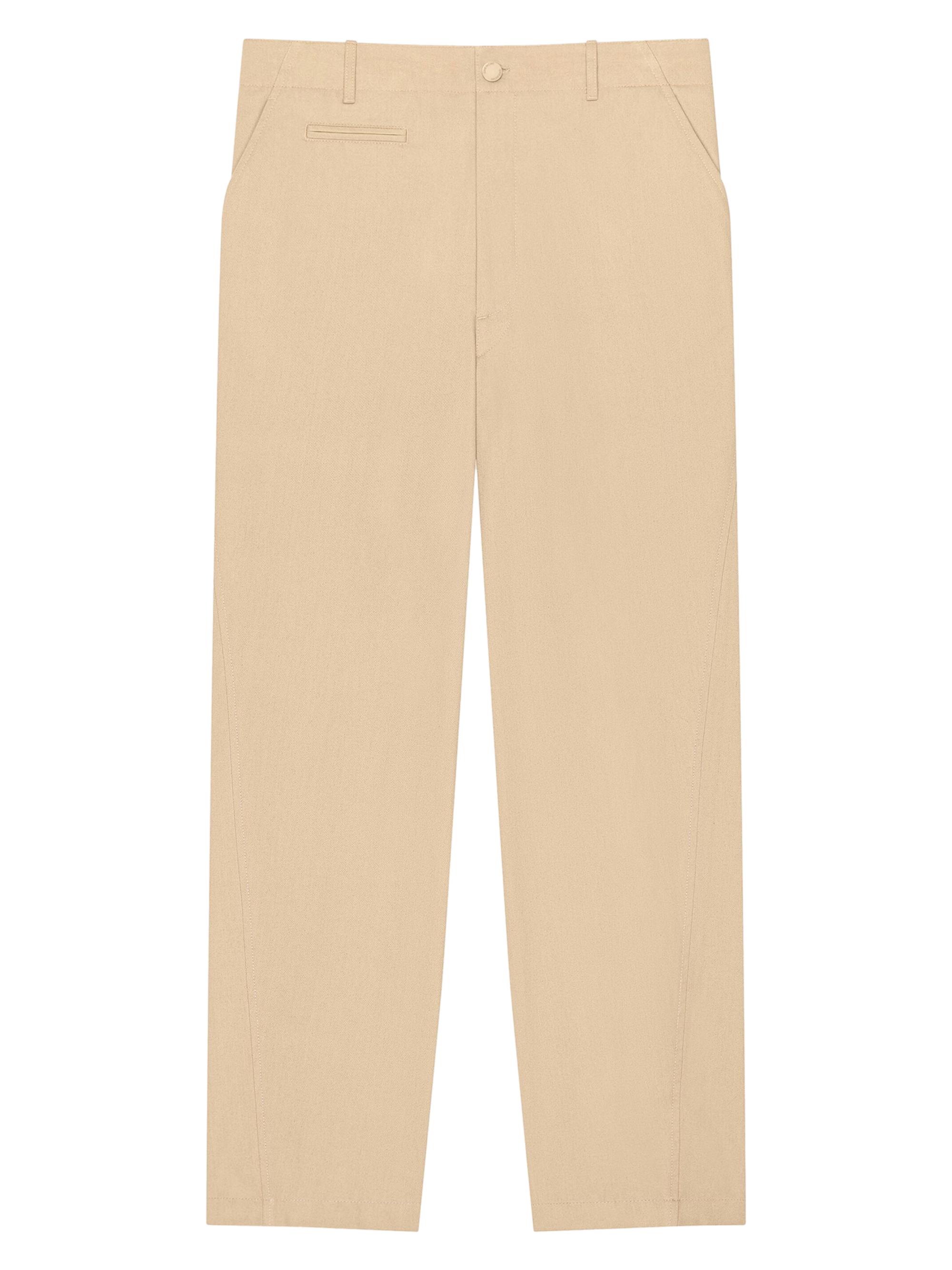 Givenchy Men's Fitted Chino Trousers in Cotton - Beige