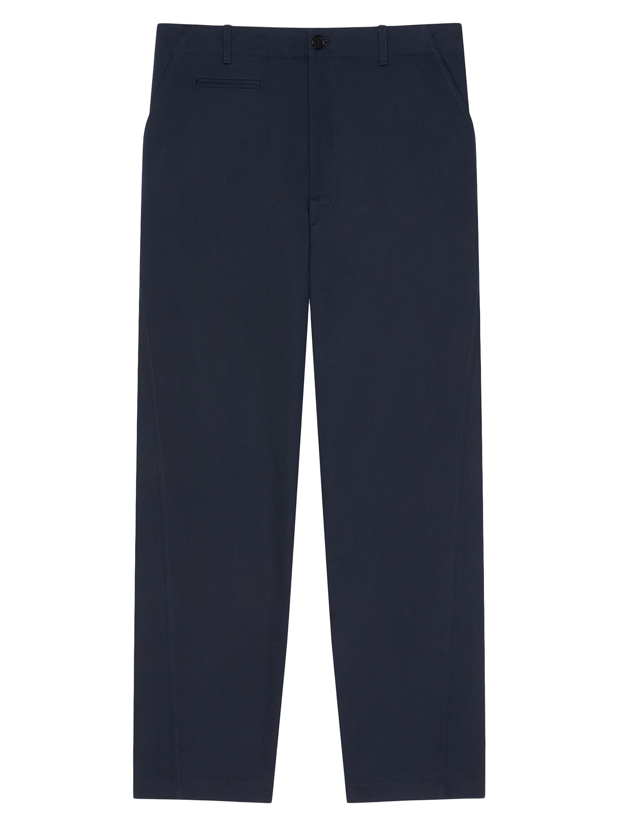 Givenchy Men's Fitted Chino Trousers in Cotton - Dark Navy