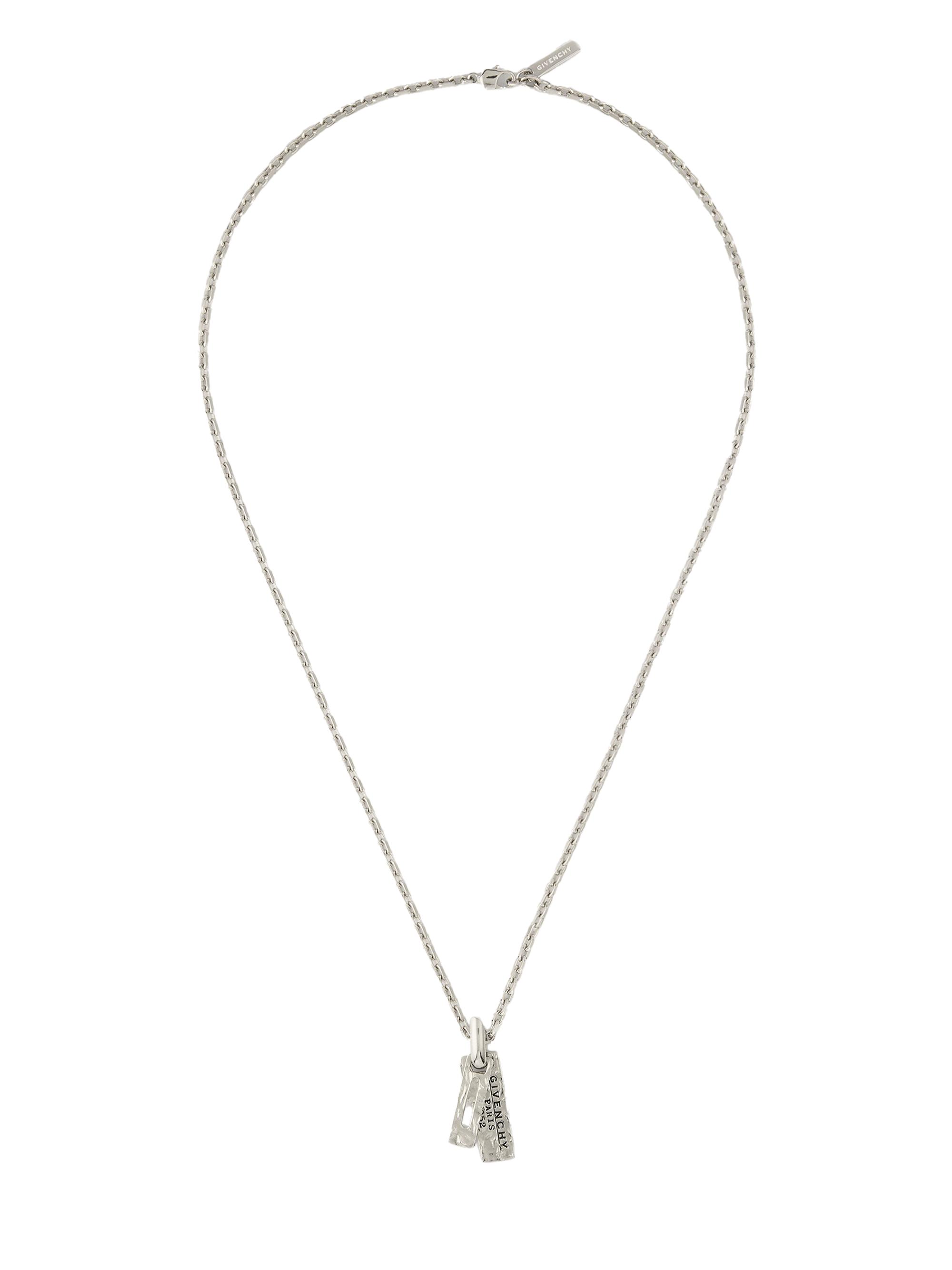 Tape Necklace in Metal and Enamel