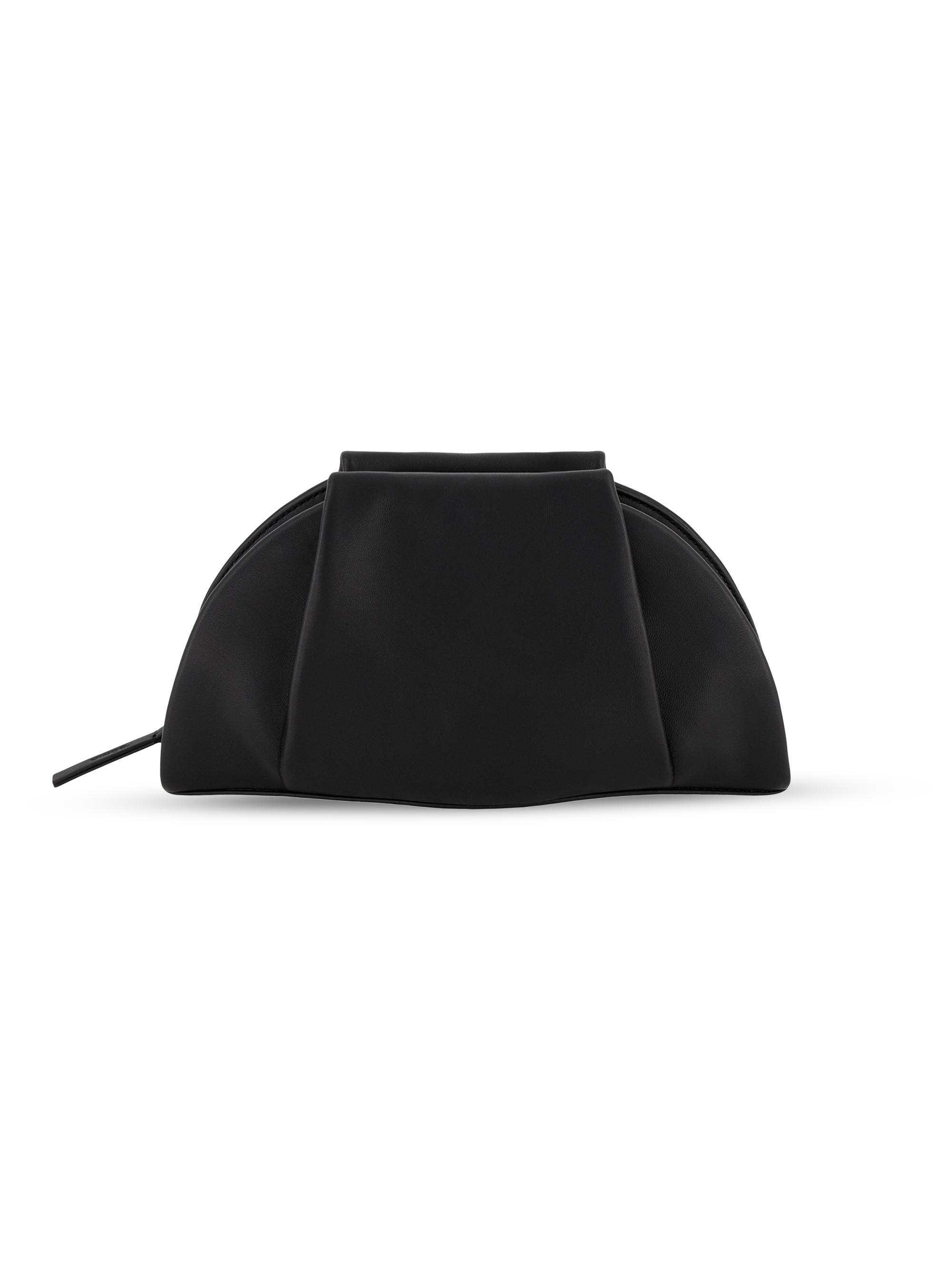 Vince Women's Plonge Ava Leather Clutch - Black