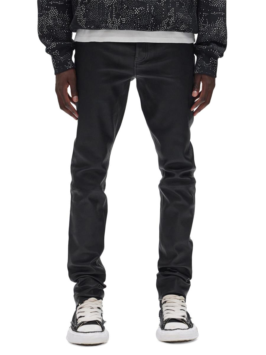 Purple Brand Stretch Leather Skinny Pants | Saks Fifth Avenue