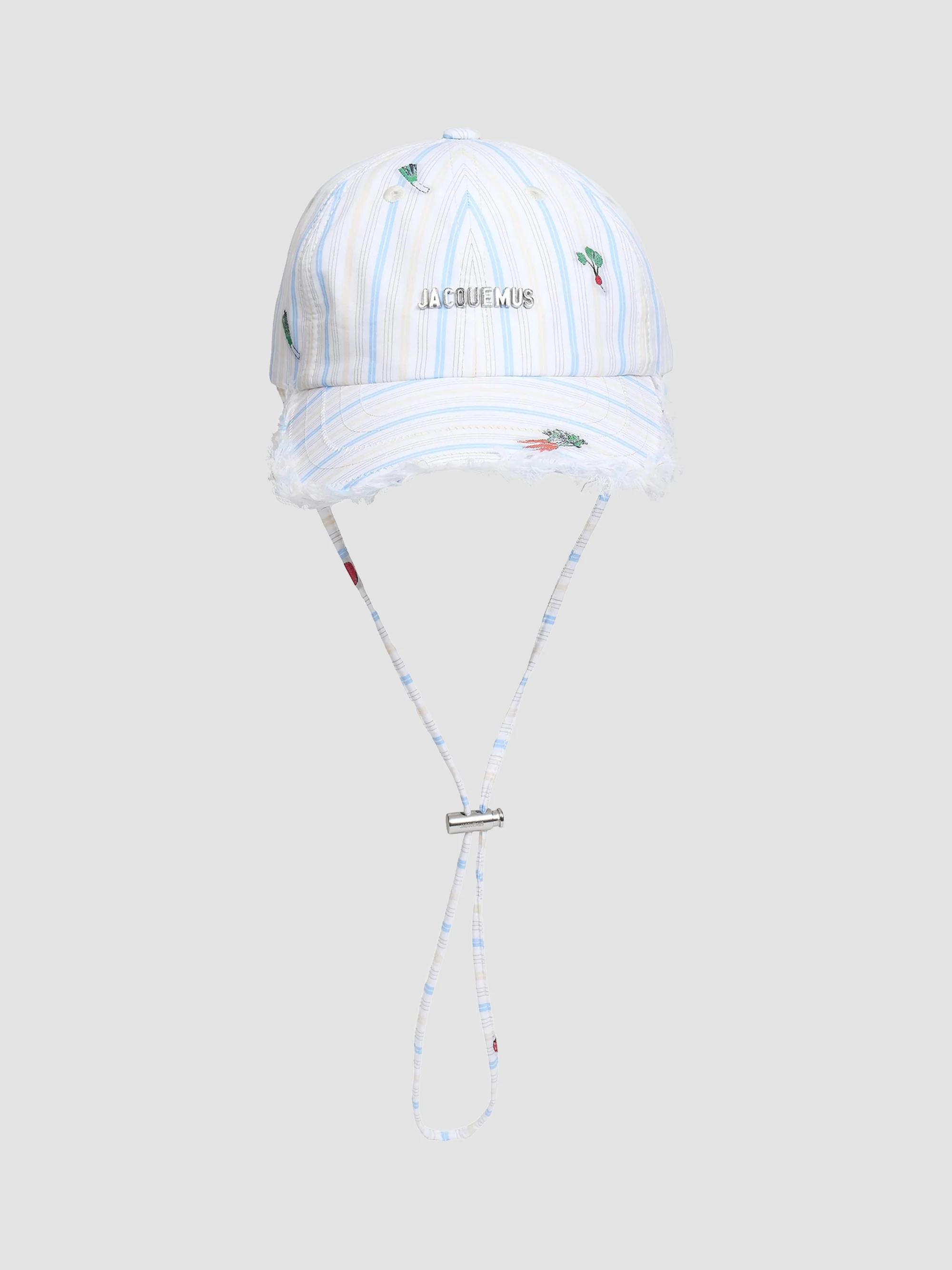 Jacquemus Artichoke Striped Drawcord Baseball Cap | Saks Fifth Avenue
