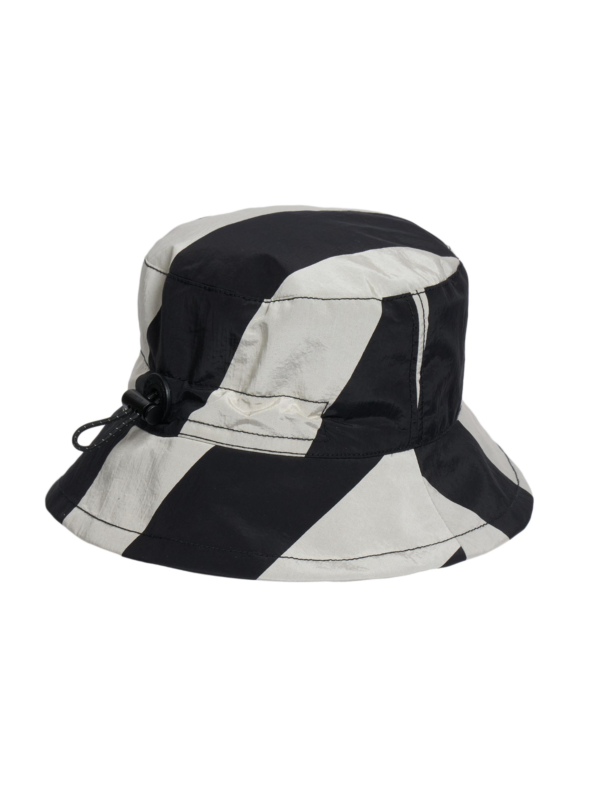 Jacquemus Men's Le Bob Baluchon Nylon Bucket Hat - Print Stripes Off White | Thumbnail 3