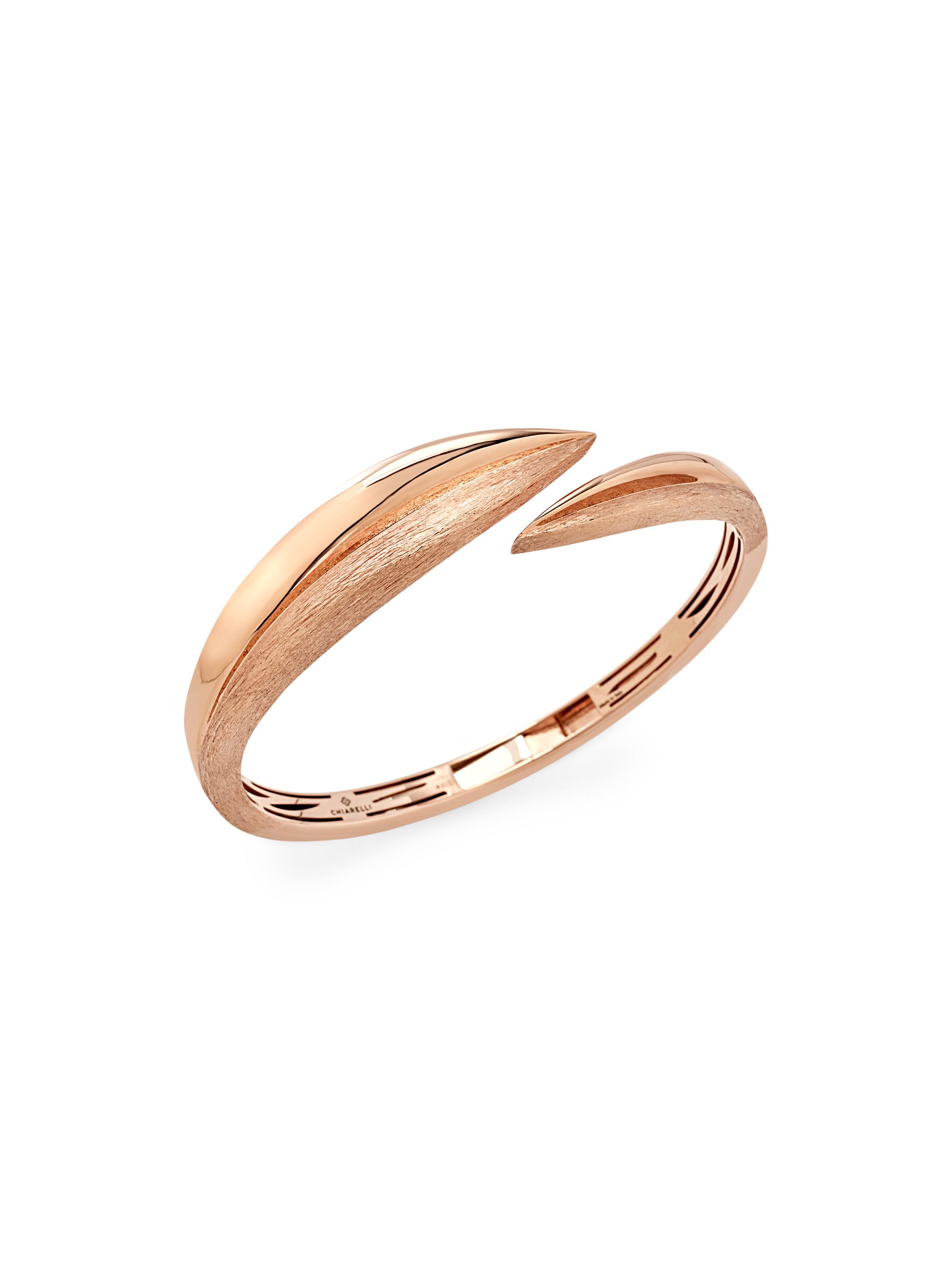 Chiarelli Milano Women's Ulivo 18K Rose Gold Bangle - Rose Gold
