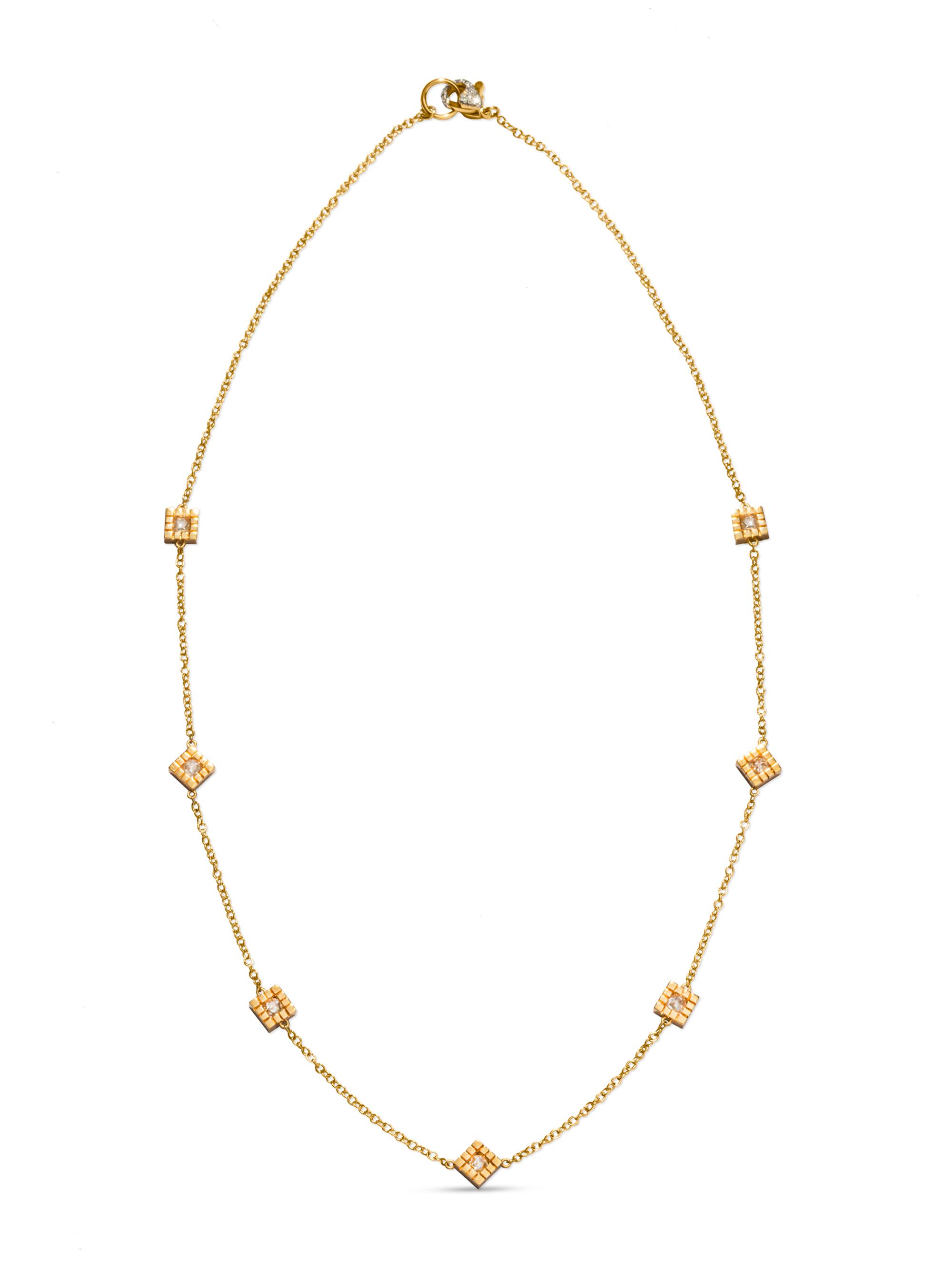 Chiarelli Milano Women's Riflessi 18K White & Yellow Gold & 0.82 TCW Diamond Necklace