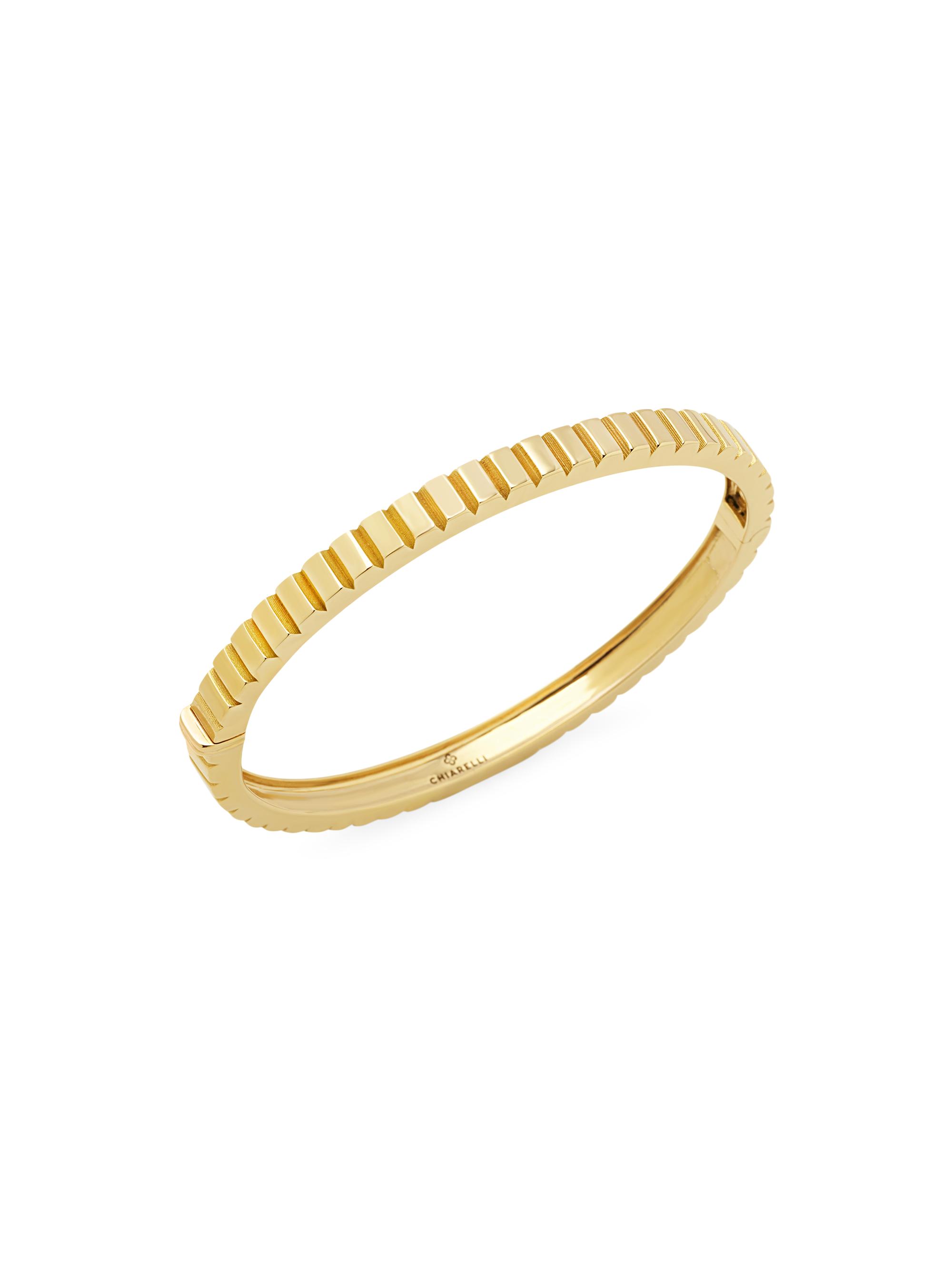 Boucheron Quatre Clou De Paris 18K Yellow Gold Bangle | Saks Fifth