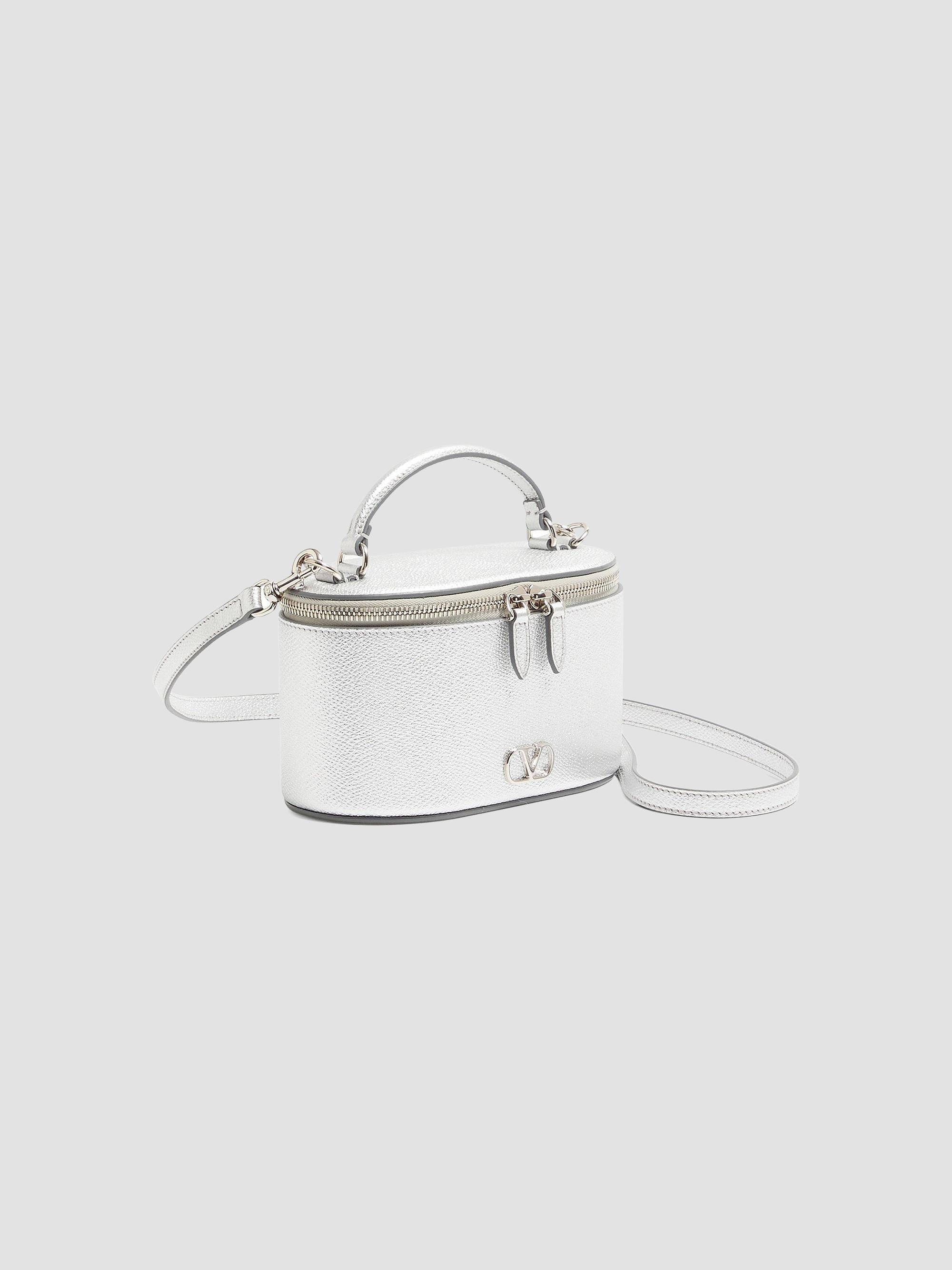 Valentino Garavani Vlogo Signature Mini Vanity Bag in Laminated
