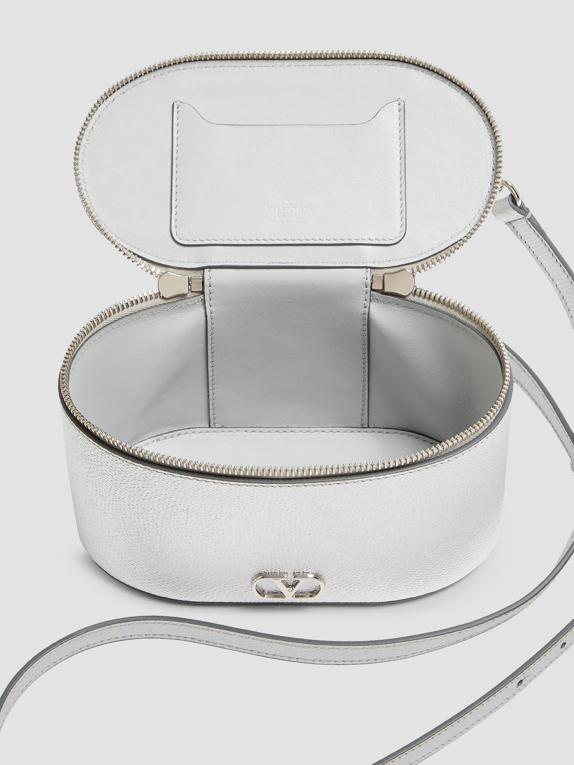 Valentino Garavani Vlogo Signature Mini Vanity Bag in Laminated