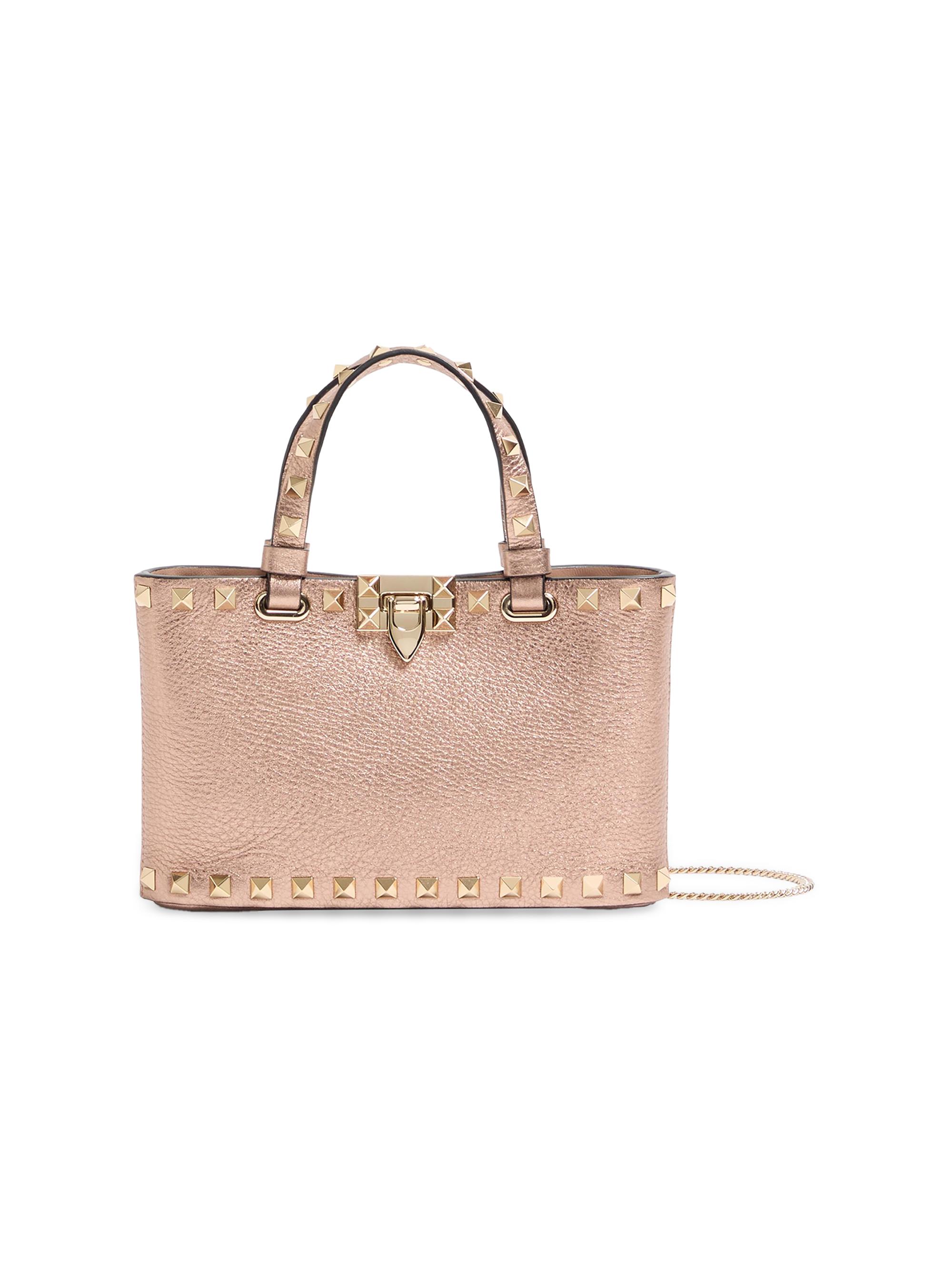 Valentino Garavani Women's Rockstud Mini Shopping Top Handle Bag - Rose Cannelle