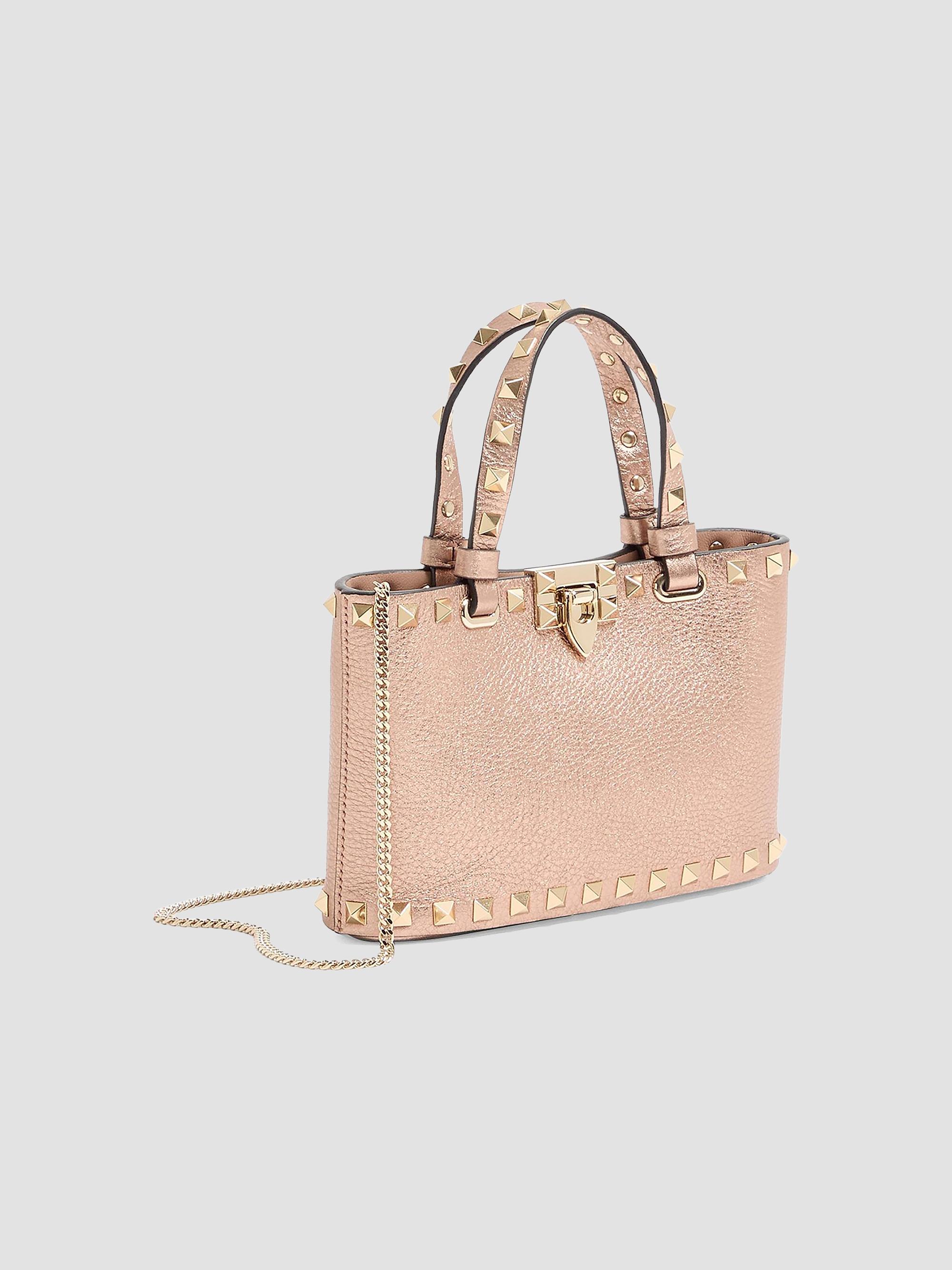 Valentino Garavani Rockstud Mini Shopping Top Handle Bag | Saks
