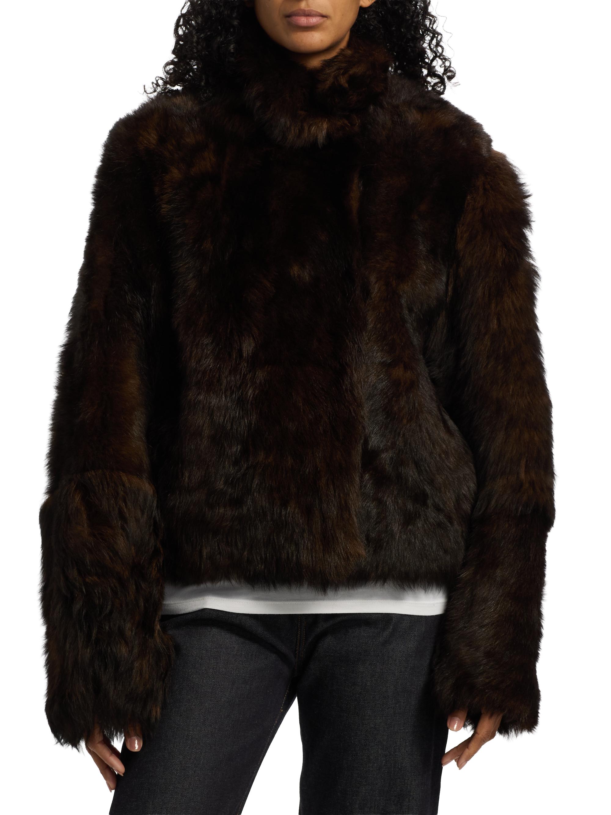 Toteme Silky Shearling Jacket | Saks Fifth Avenue