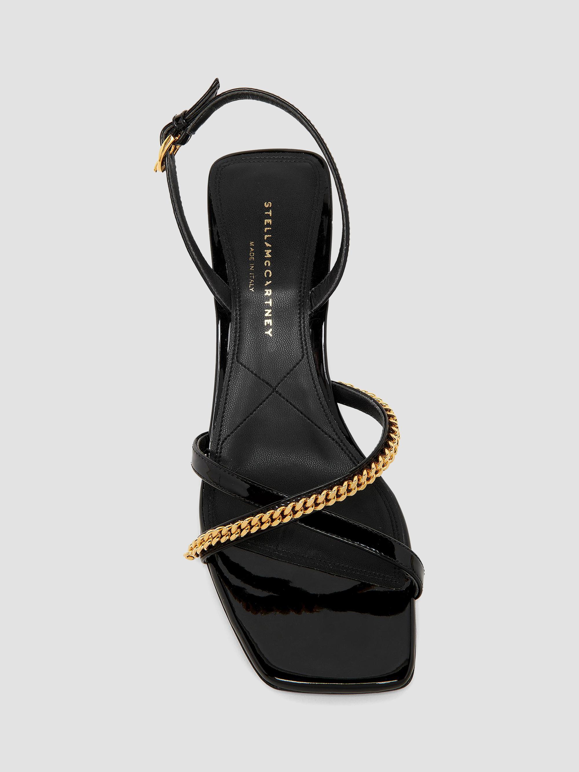 Stella McCartney Elsa 65MM Vegetarian-Friendly Patent Leather