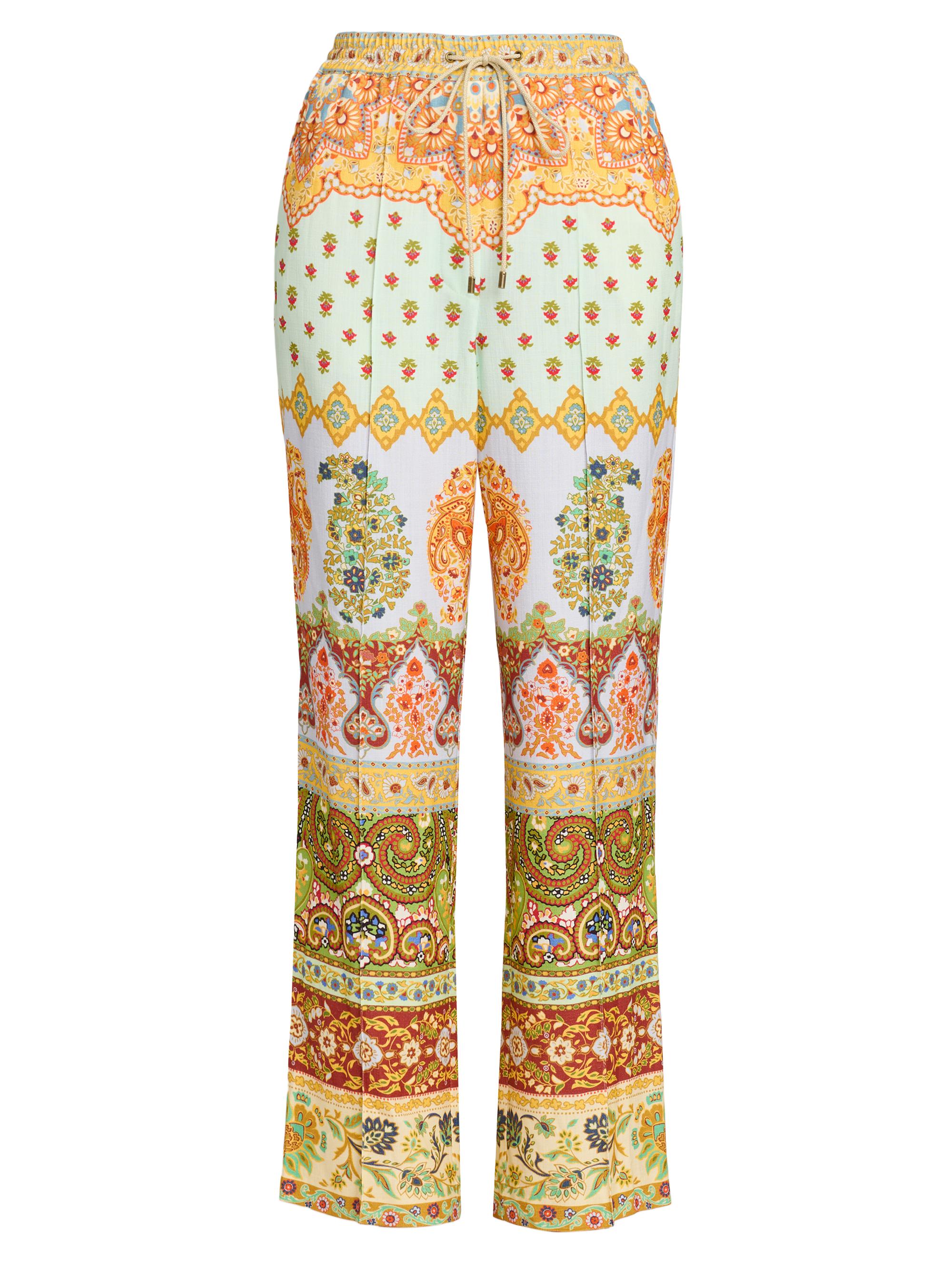 Etro Women's Paisley Drawstring Trousers - Printed Azure Base