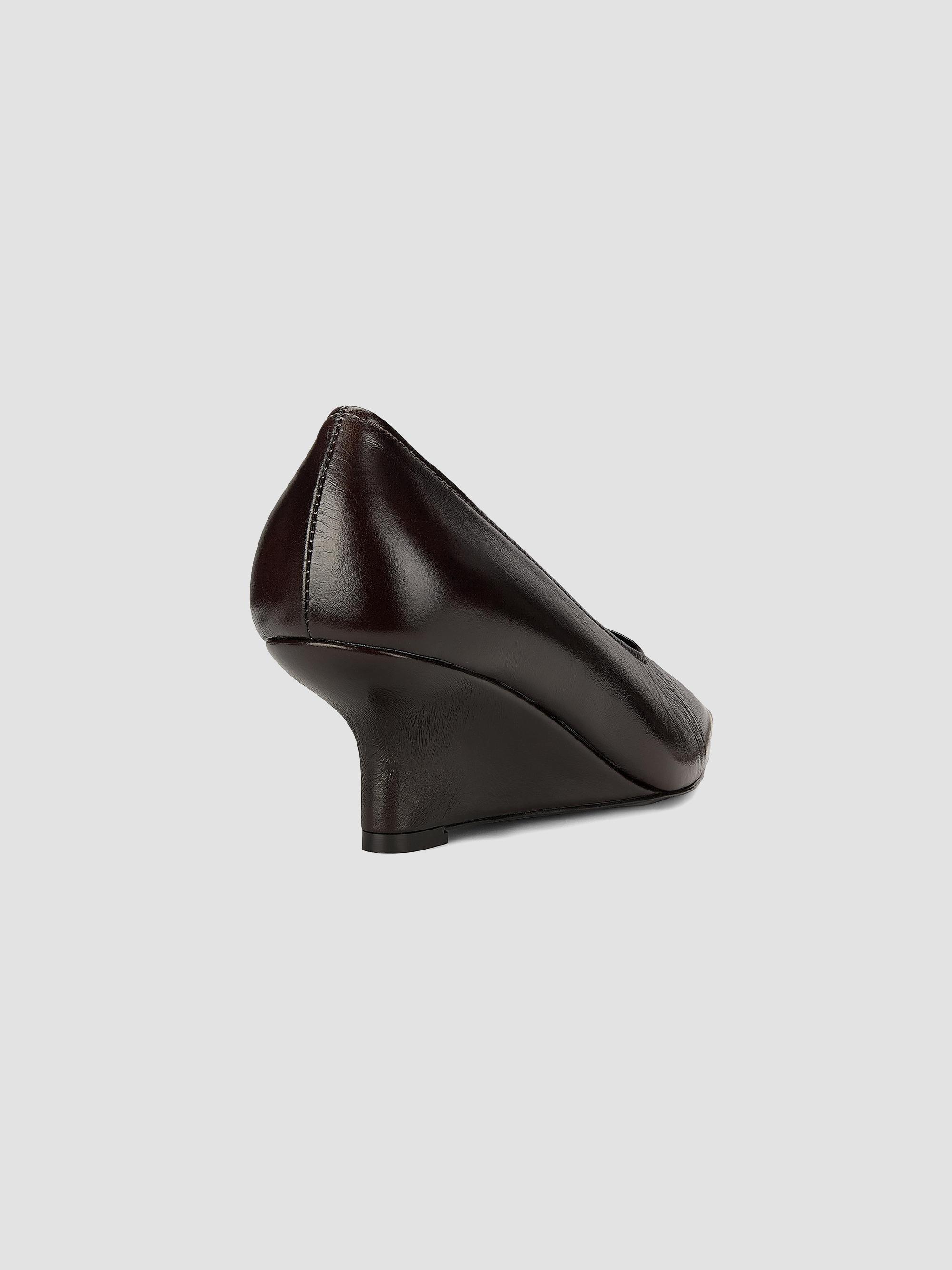 Toteme Sharp 55MM Naplack Leather Wedge Pumps | Saks Fifth Avenue
