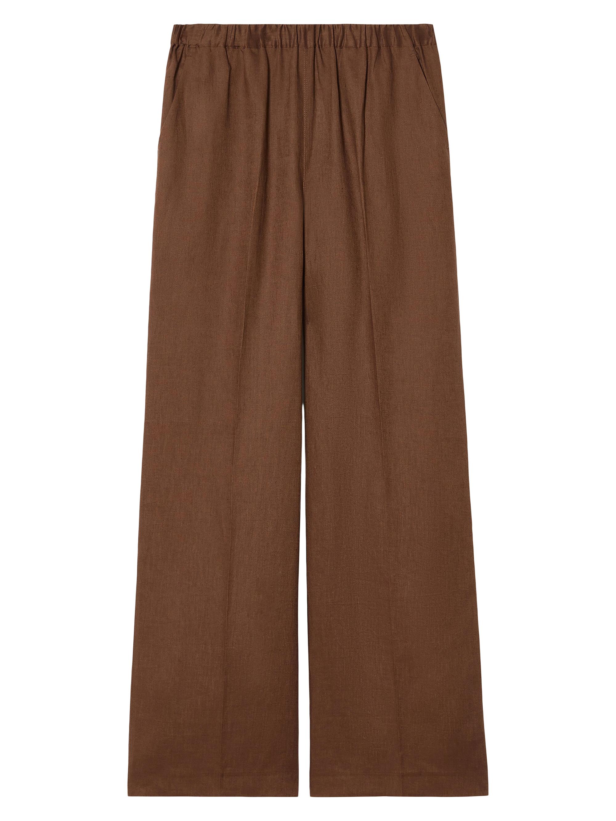 Marina Rinaldi Linen Canvas Trousers